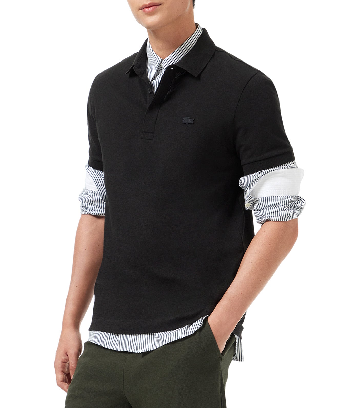 Smart Paris Stretch Cotton Piqué Polo Shirt