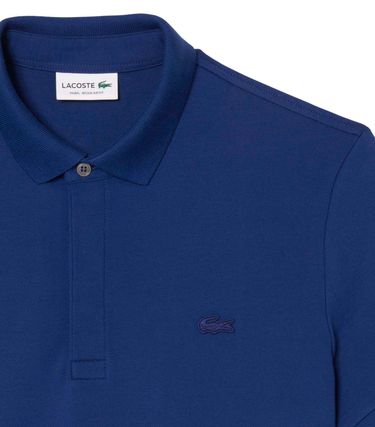 Smart Paris Stretch Cotton Piqué Polo Shirt Methylene