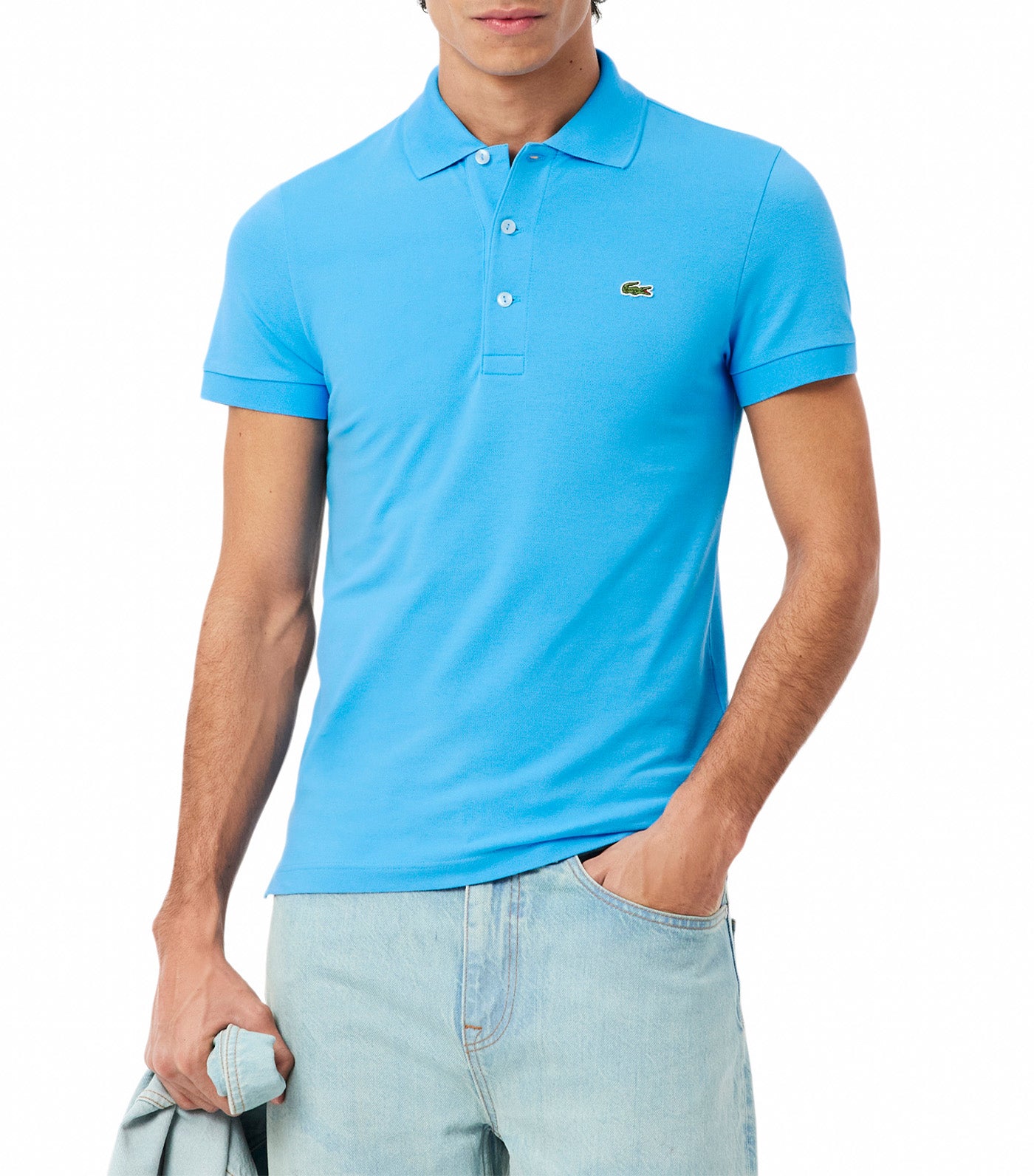 Slim Fit Stretch Petit Piqué Polo Shirt