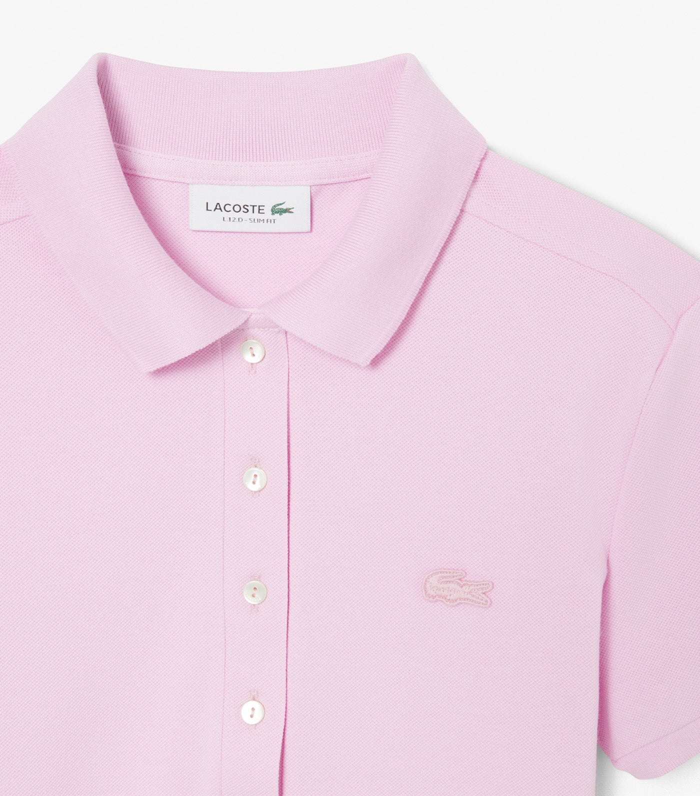 Lacoste L.12.D Slim Fit Stretch Mini Pique Polo Shirt Albizia