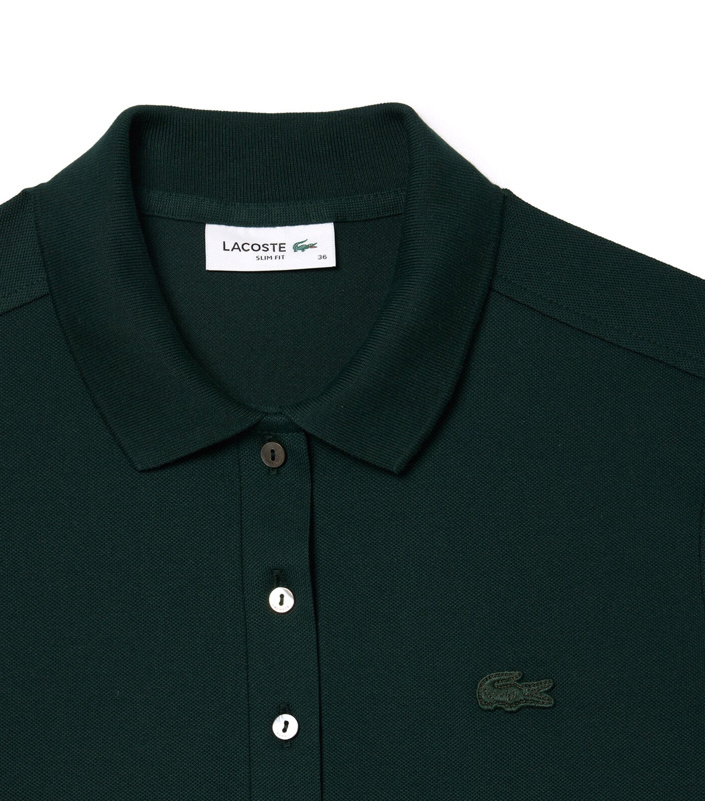 Lacoste L.12.D Slim Fit Stretch Petit Piqué Polo Shirt Sinople