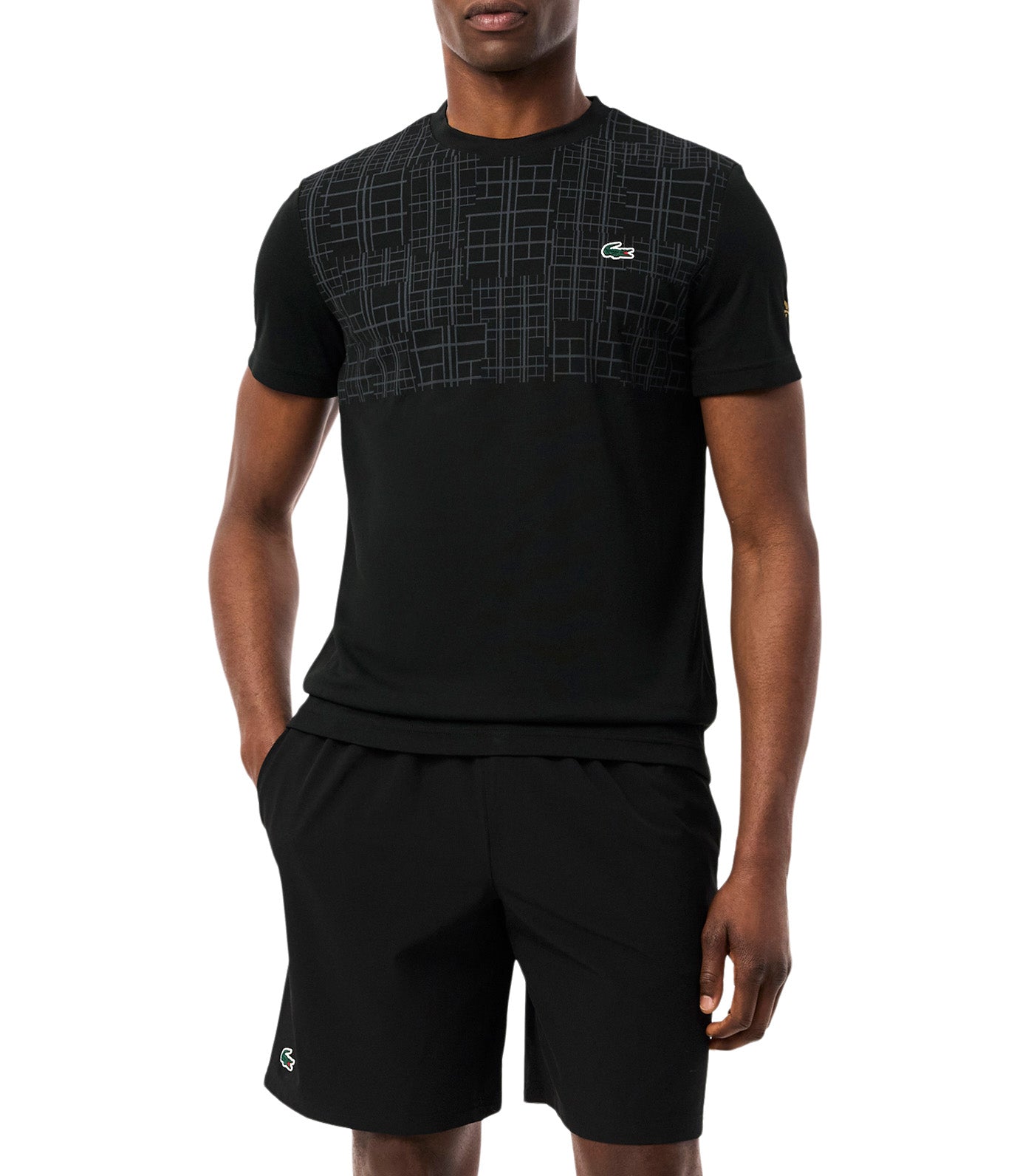 Lacoste Tennis x Novak Djokovic Sportsuit Shorts Black/Gold