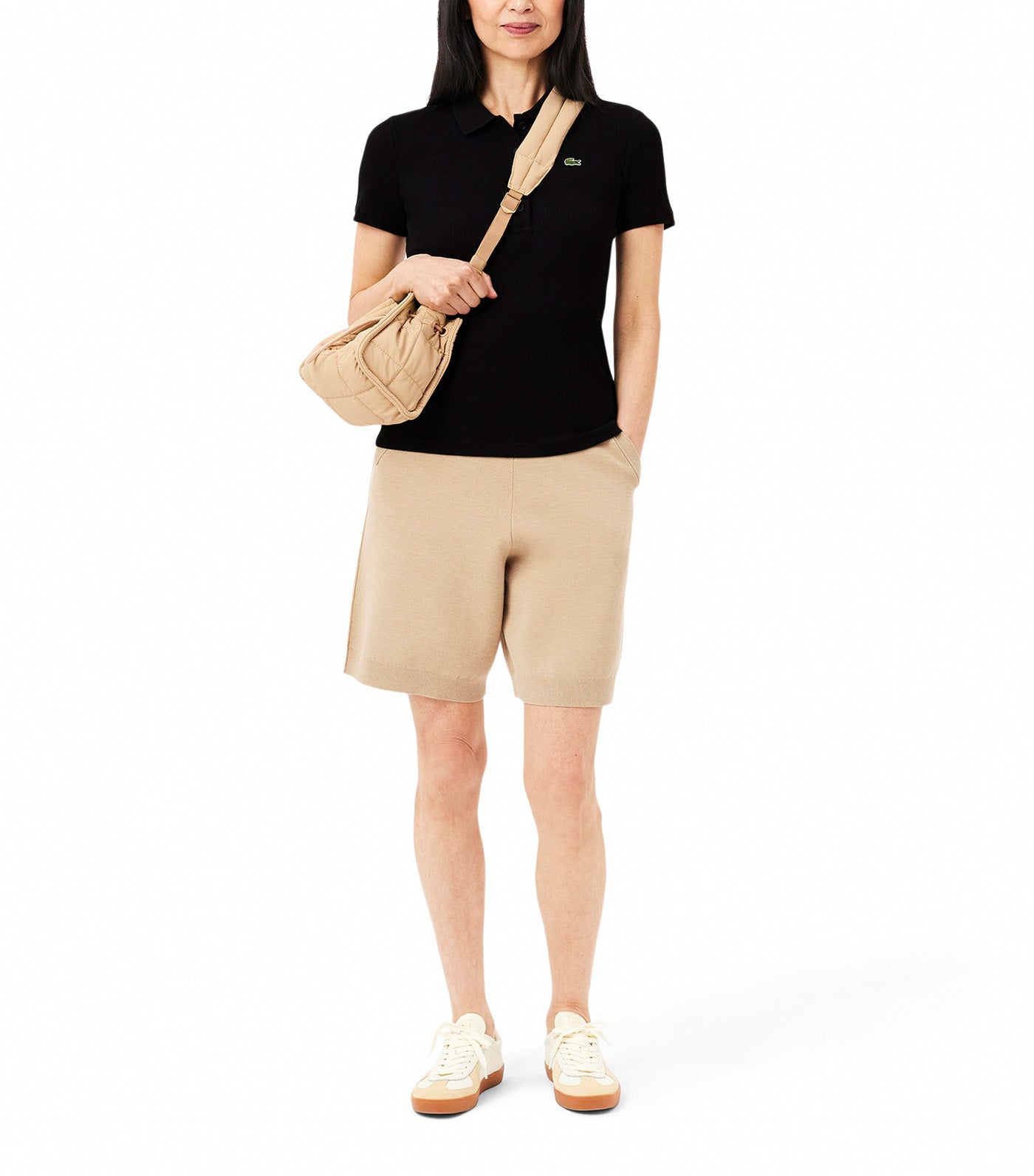 Slim Fit L.12.D Ribbed Cotton Polo Shirt