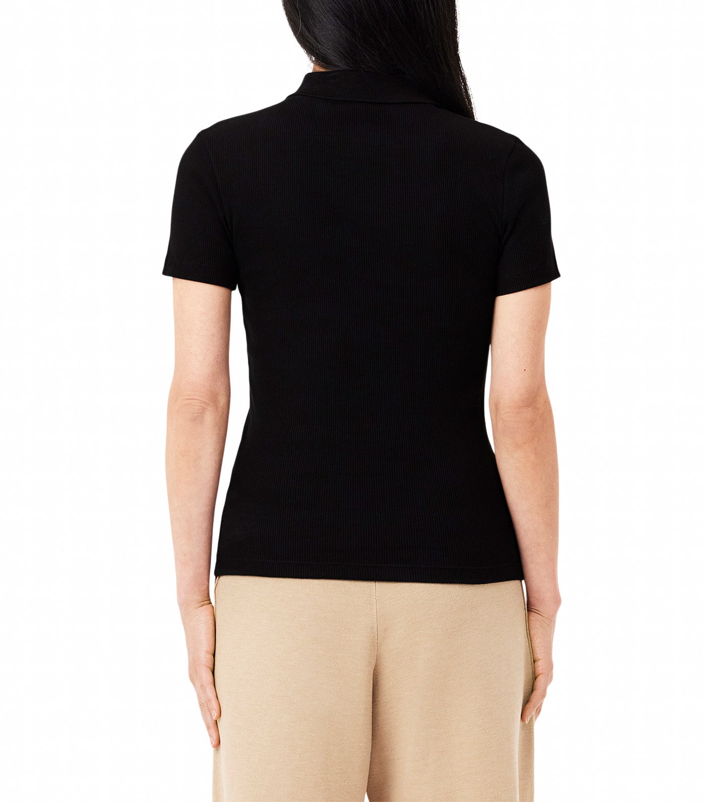 Slim Fit L.12.D Ribbed Cotton Polo Shirt