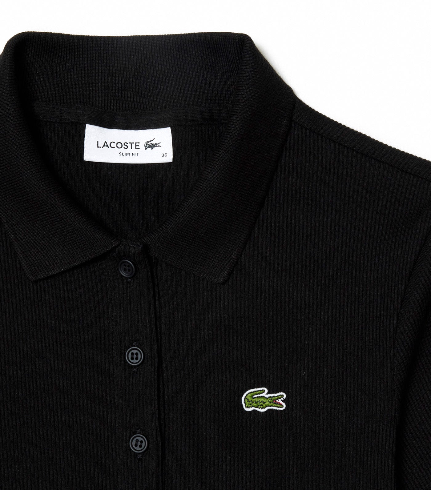 Slim Fit L.12.D Ribbed Cotton Polo Shirt