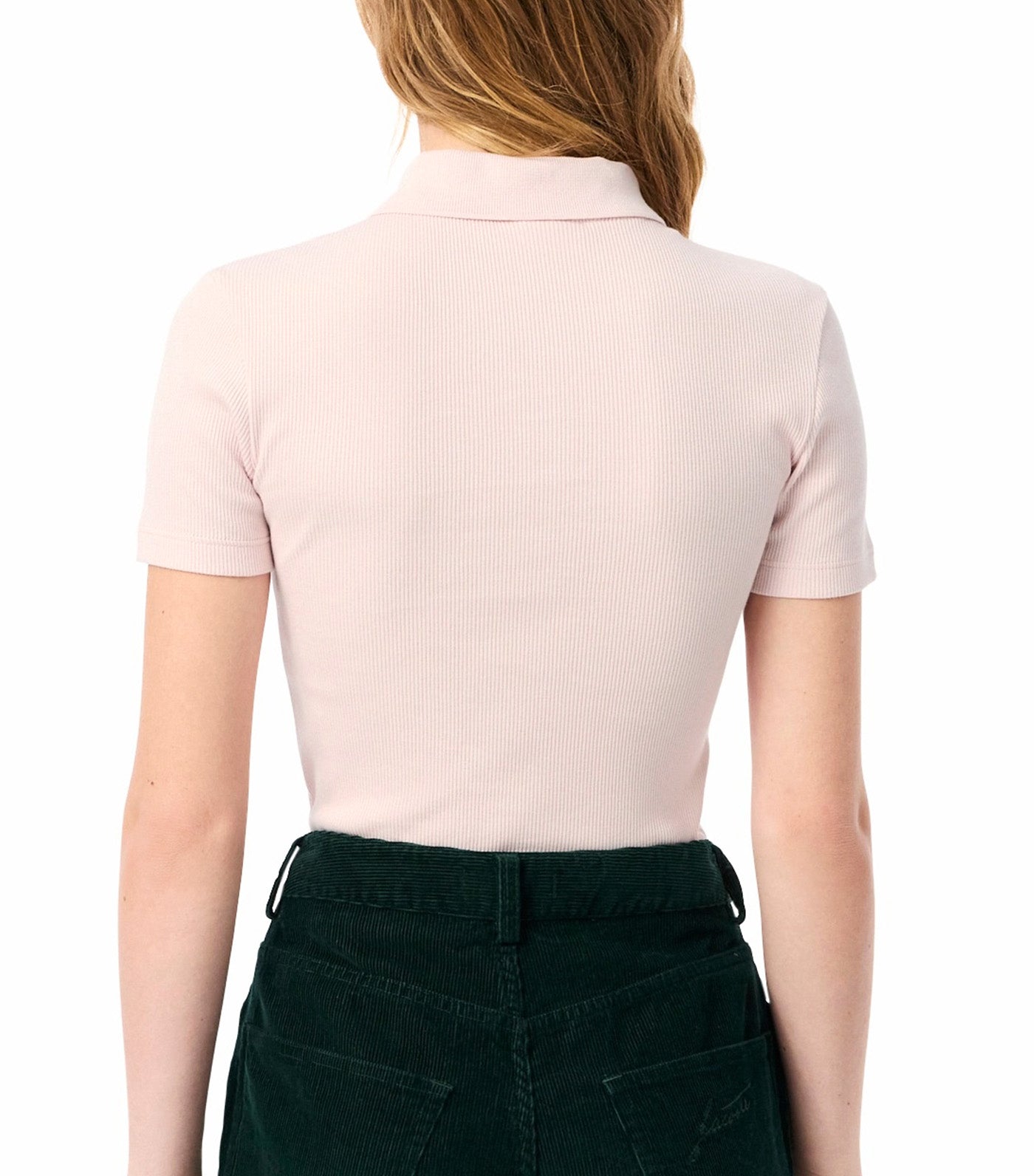 Slim Fit L.12.D Ribbed Cotton Polo Shirt