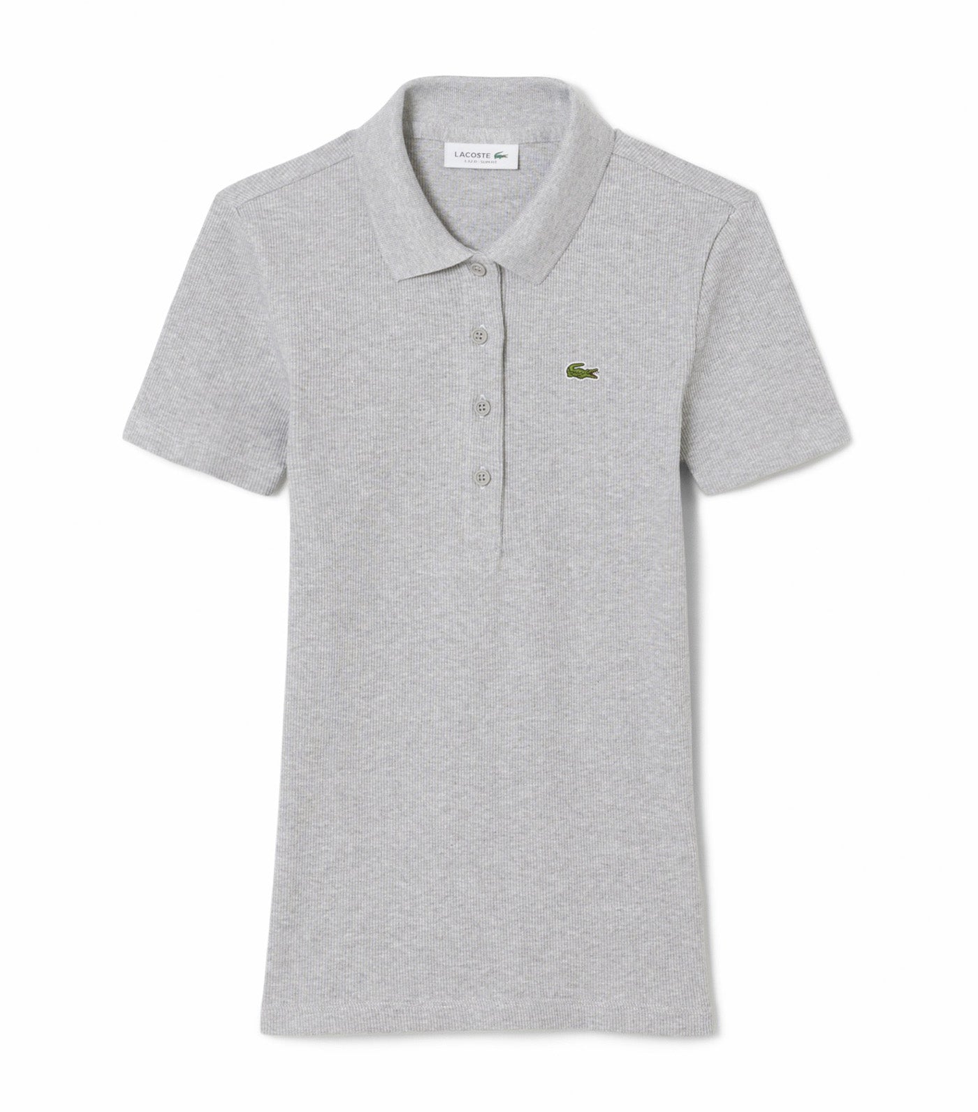 L.12.D Slim Fit Ribbed Cotton Polo Shirt