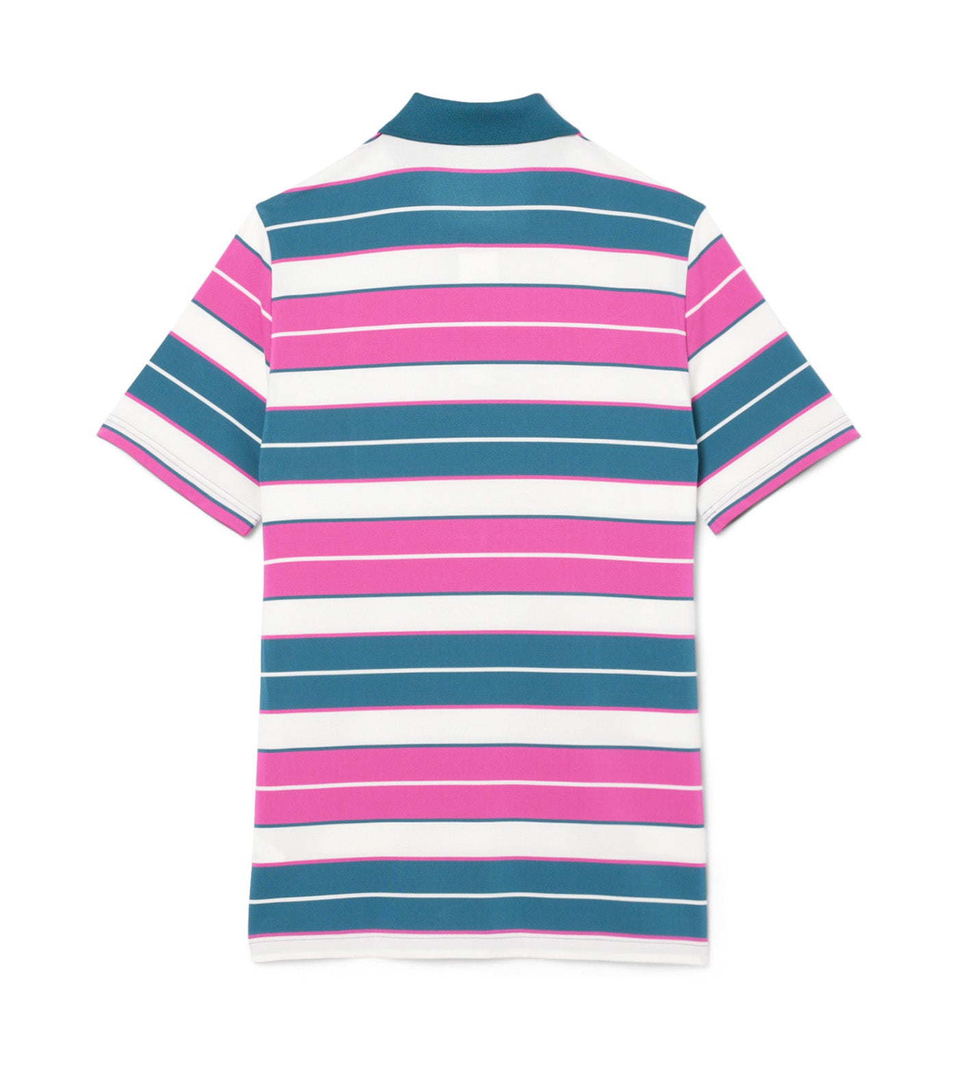 Regular Fit UV Protect Golf Polo Shirt Pink/Blue/White