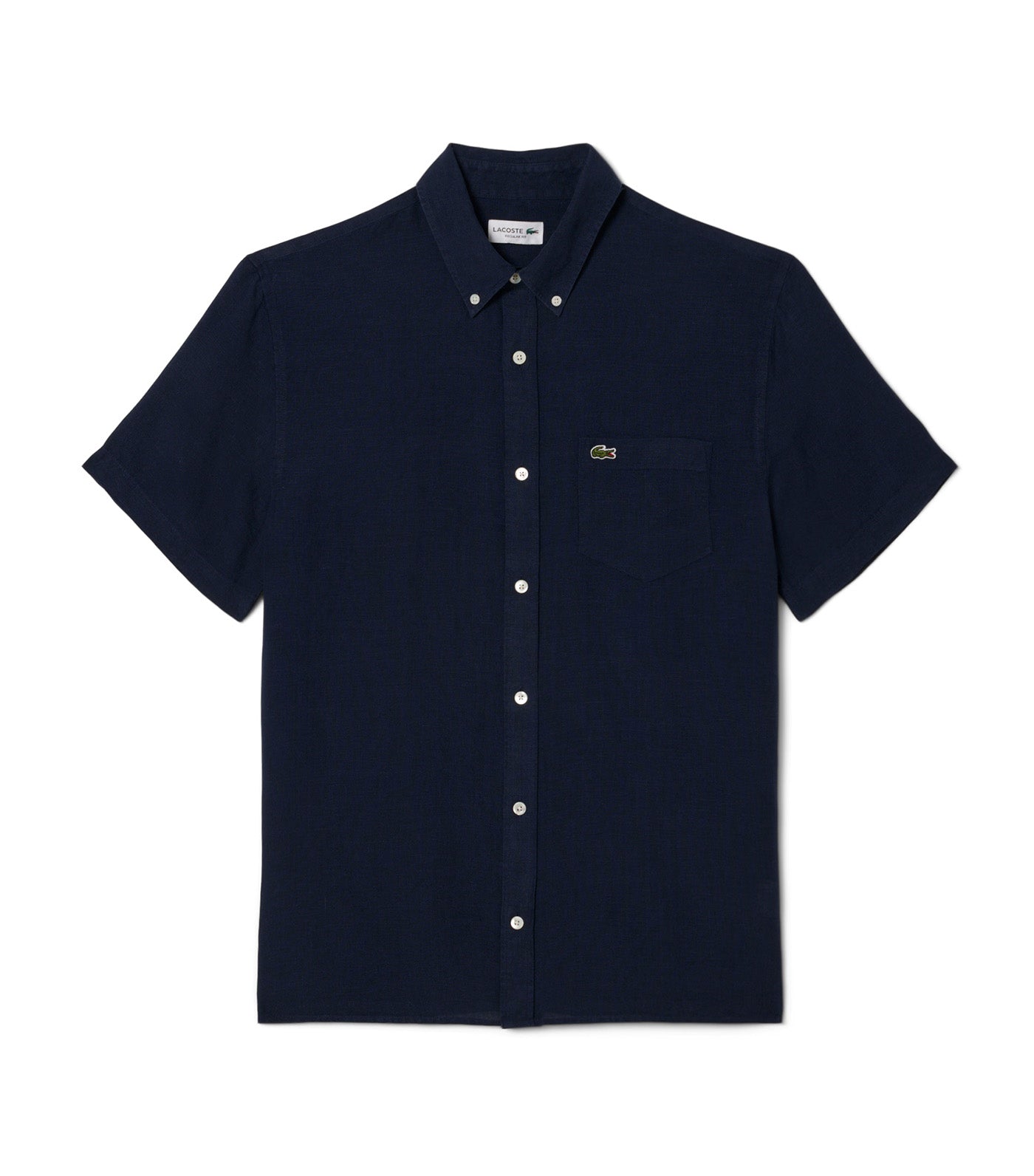 Short-Sleeved Linen Shirt