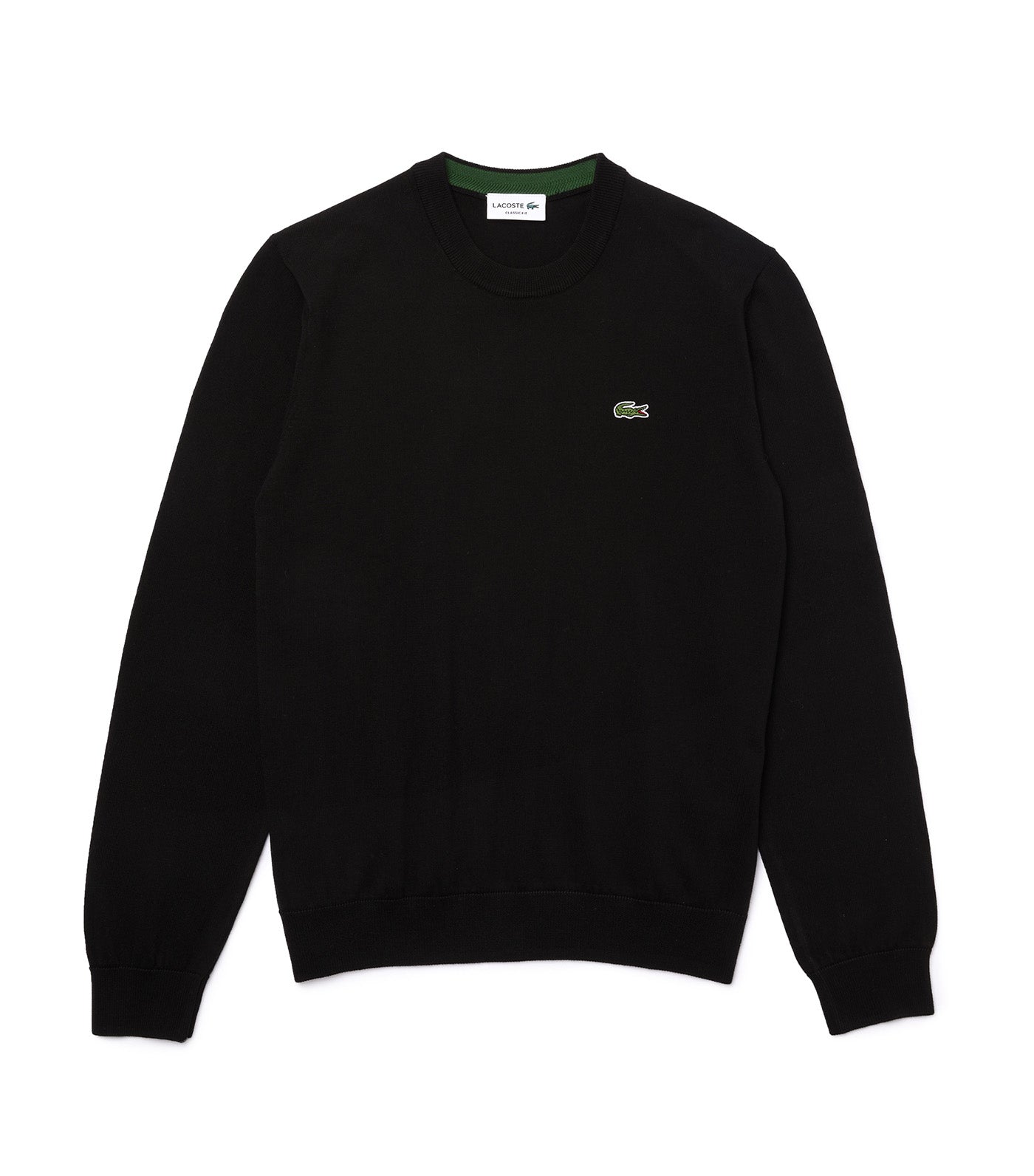 Monochrome Crew Neck Cotton Sweater