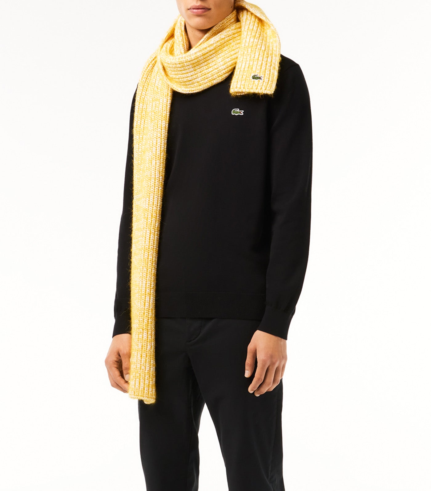 Monochrome Crew Neck Cotton Sweater