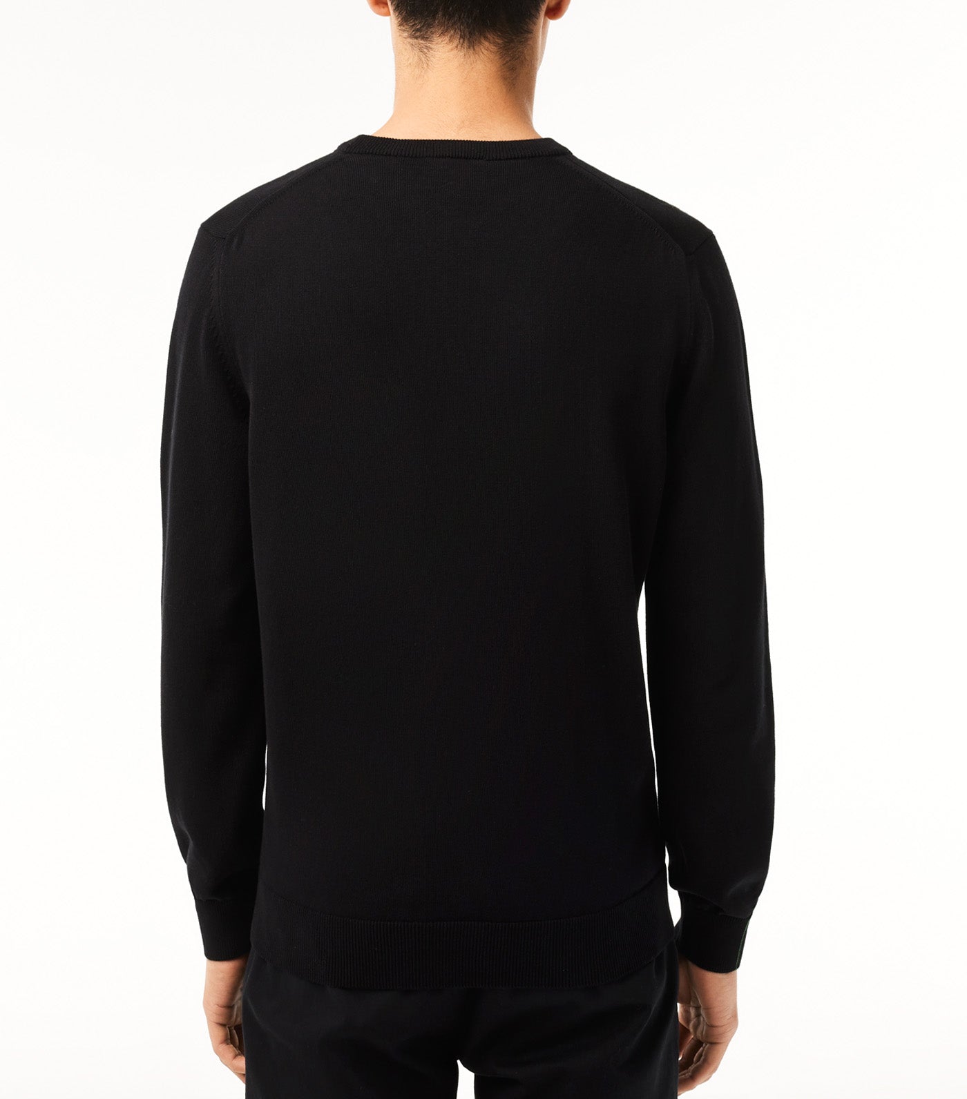 Monochrome Crew Neck Cotton Sweater
