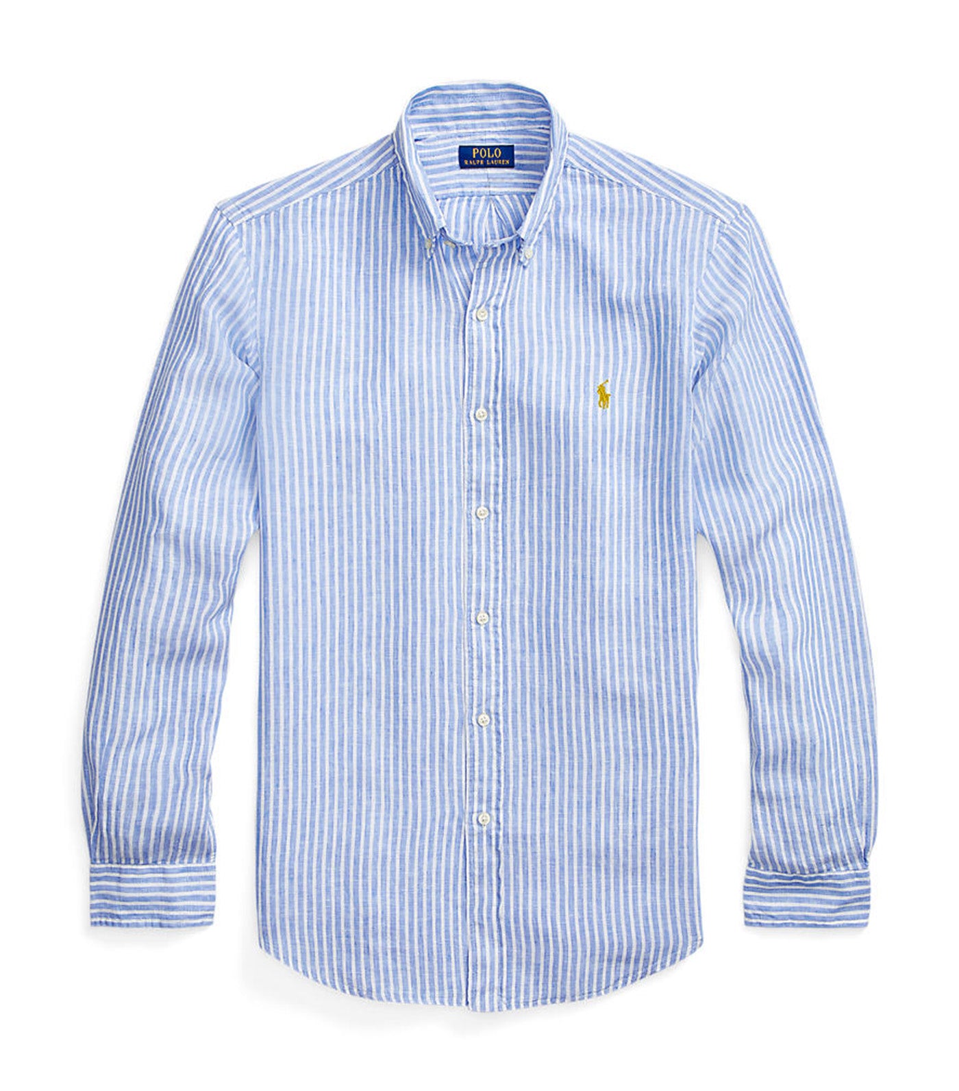 Custom Fit Striped Linen Shirt