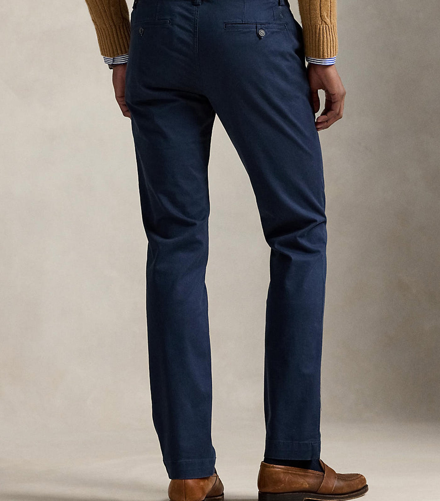 Washed Stretch Slim Fit Chino Trouser