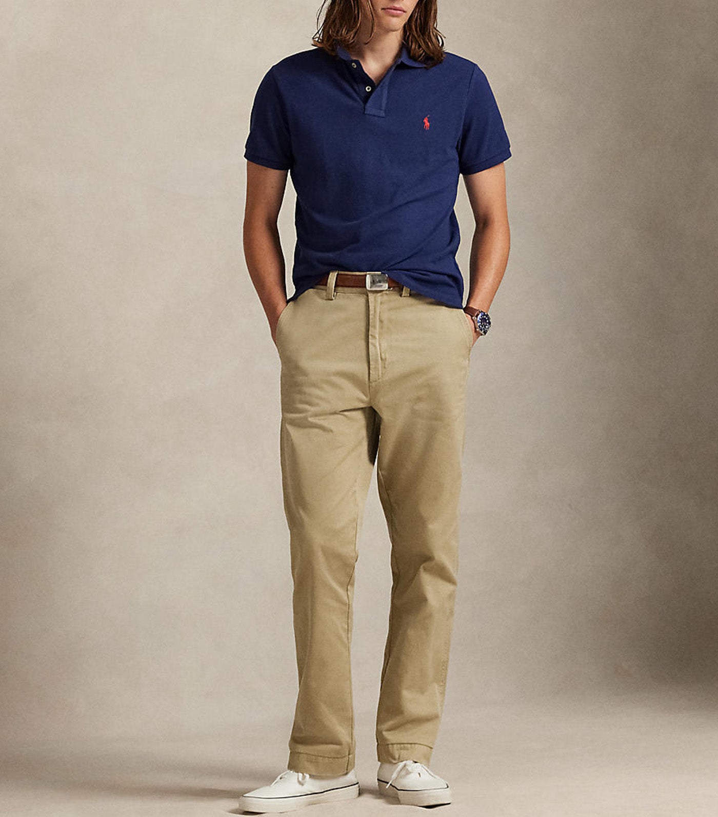 Polo Ralph Lauren The Iconic Mesh Polo Shirt Newport Navy