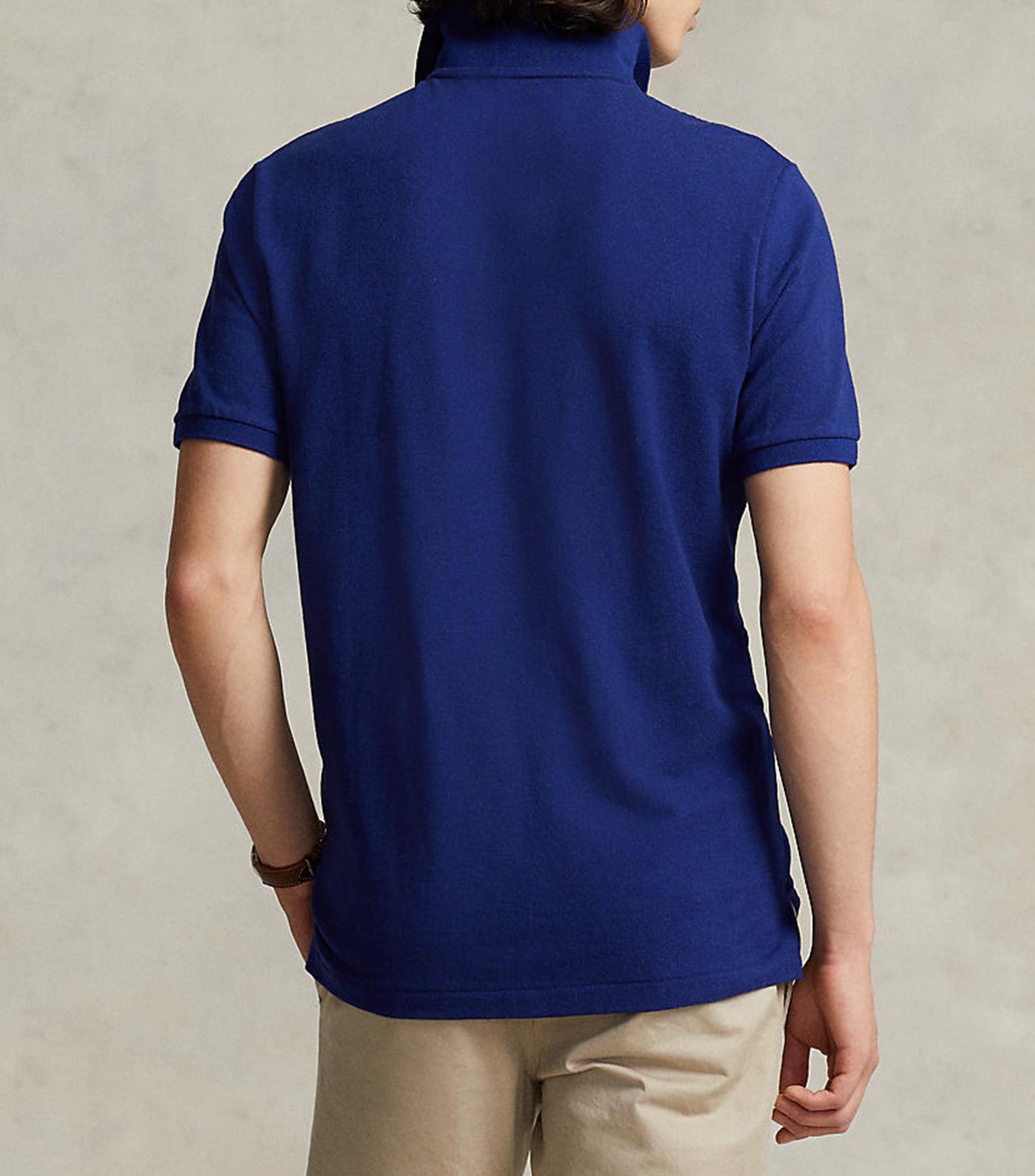 Men's Custom Slim Fit Mesh Polo Shirt