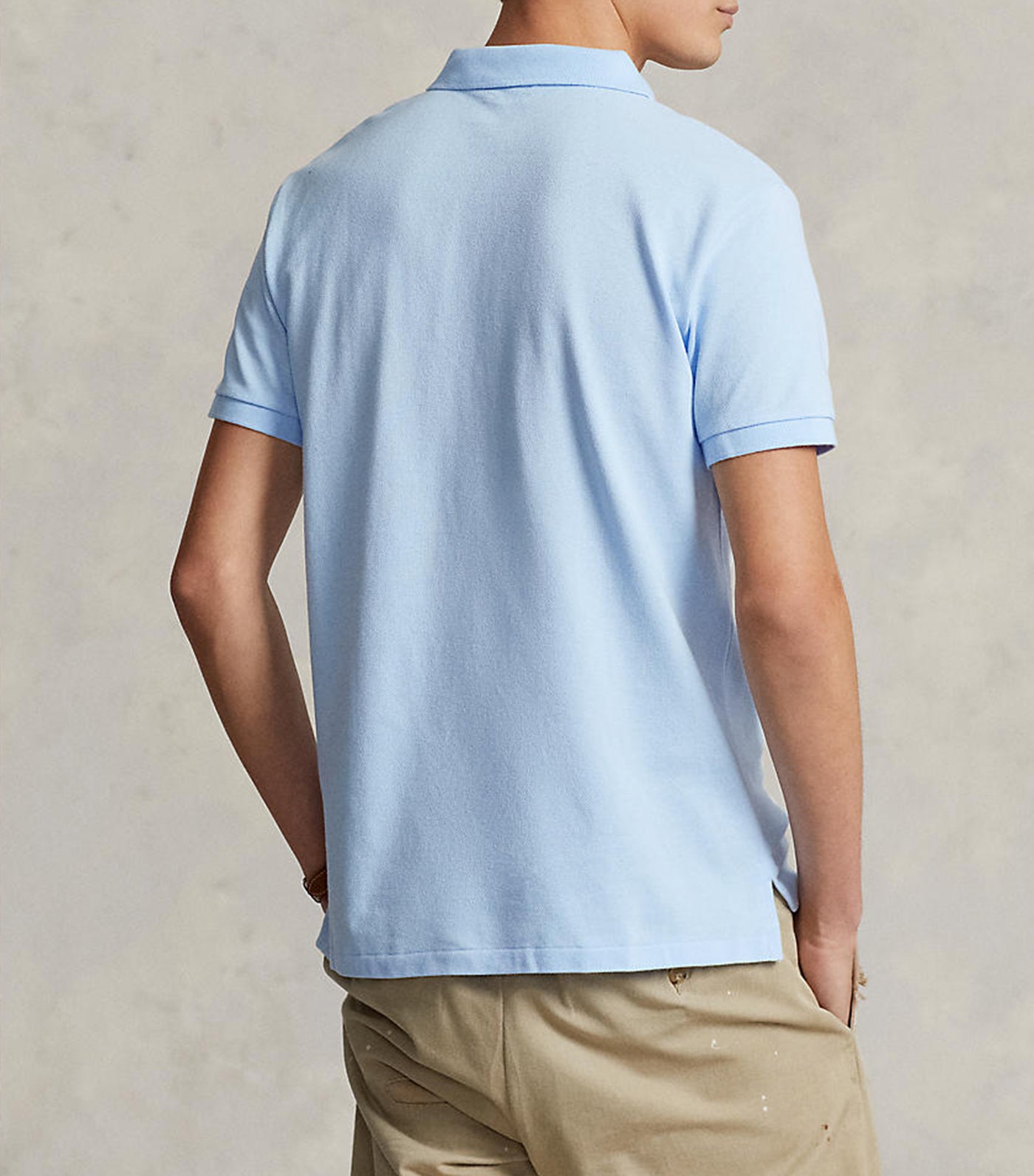 Men's Custom Slim Fit Mesh Polo Shirt