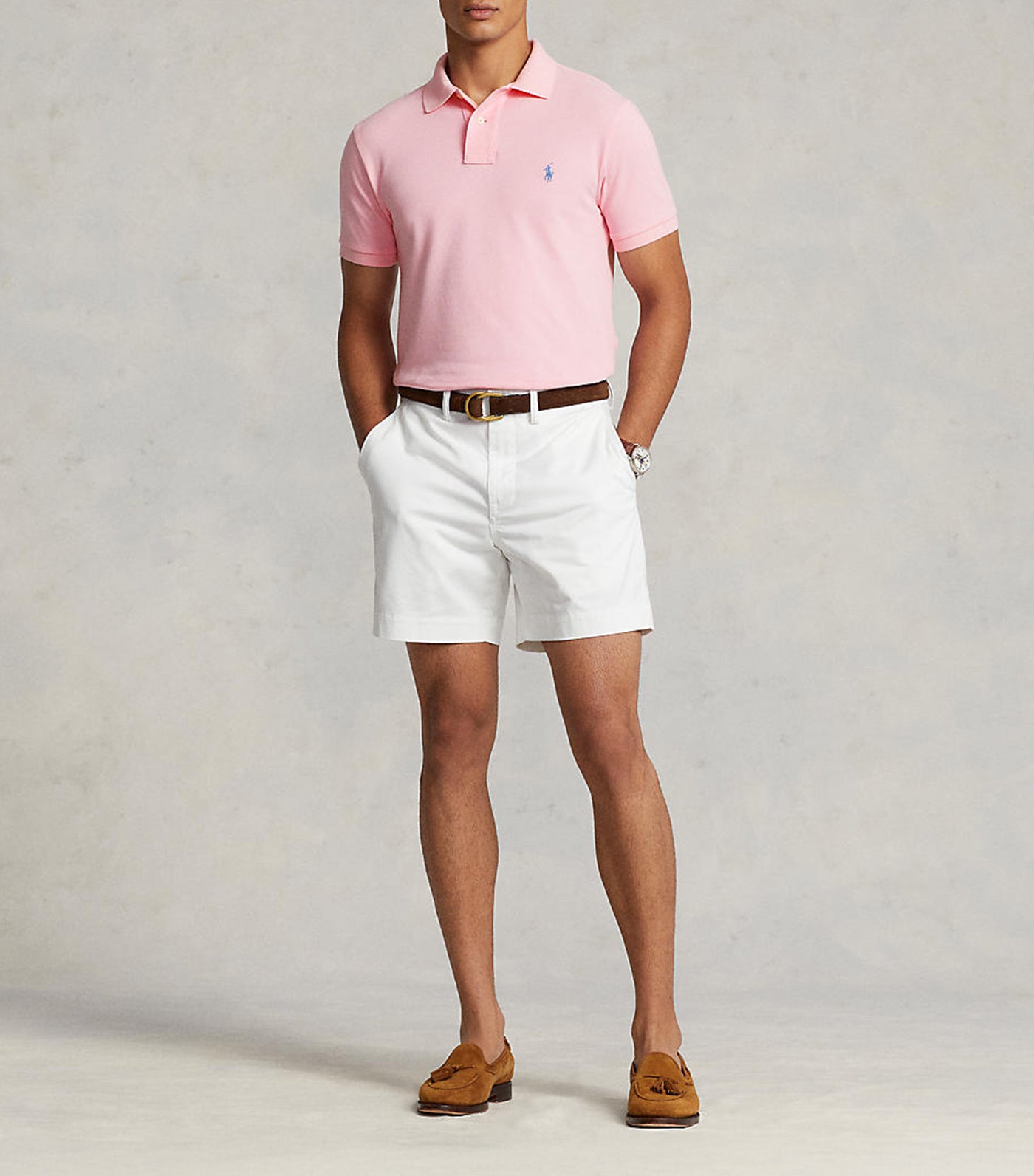 Men's Classic Fit Mesh Polo Shirt