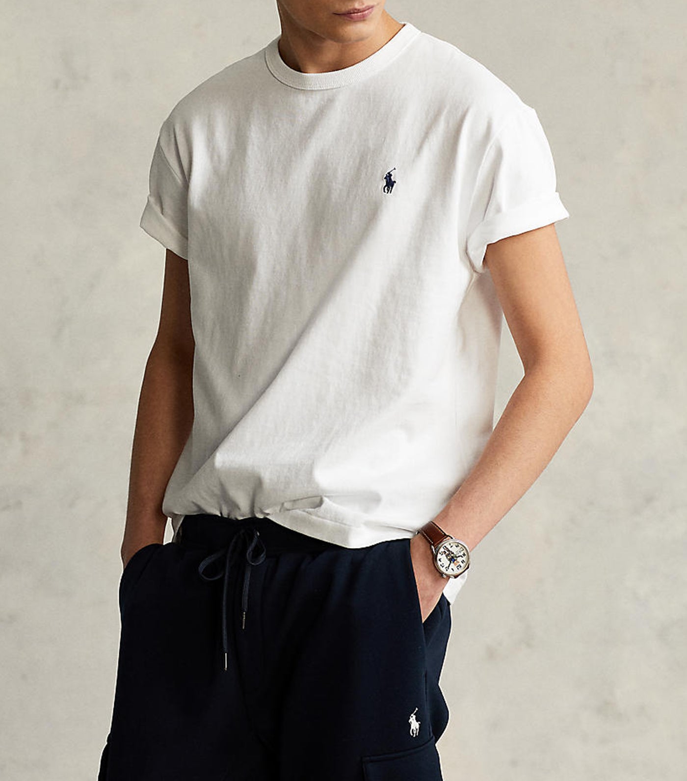 Men's Classic Fit Heavyweight Jersey T-Shirt White