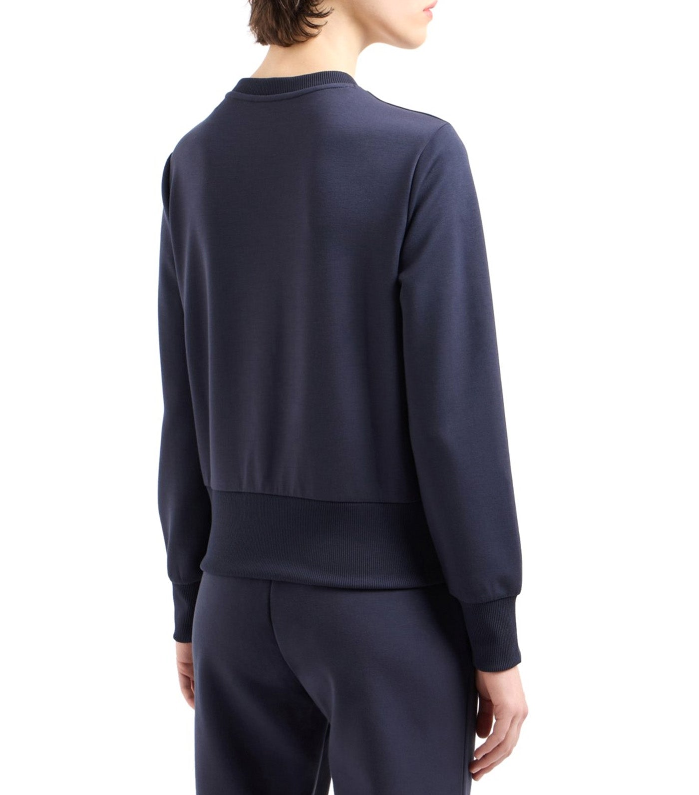 Stretch Fabric Zip-Up Hoodie Blueberry Jelly