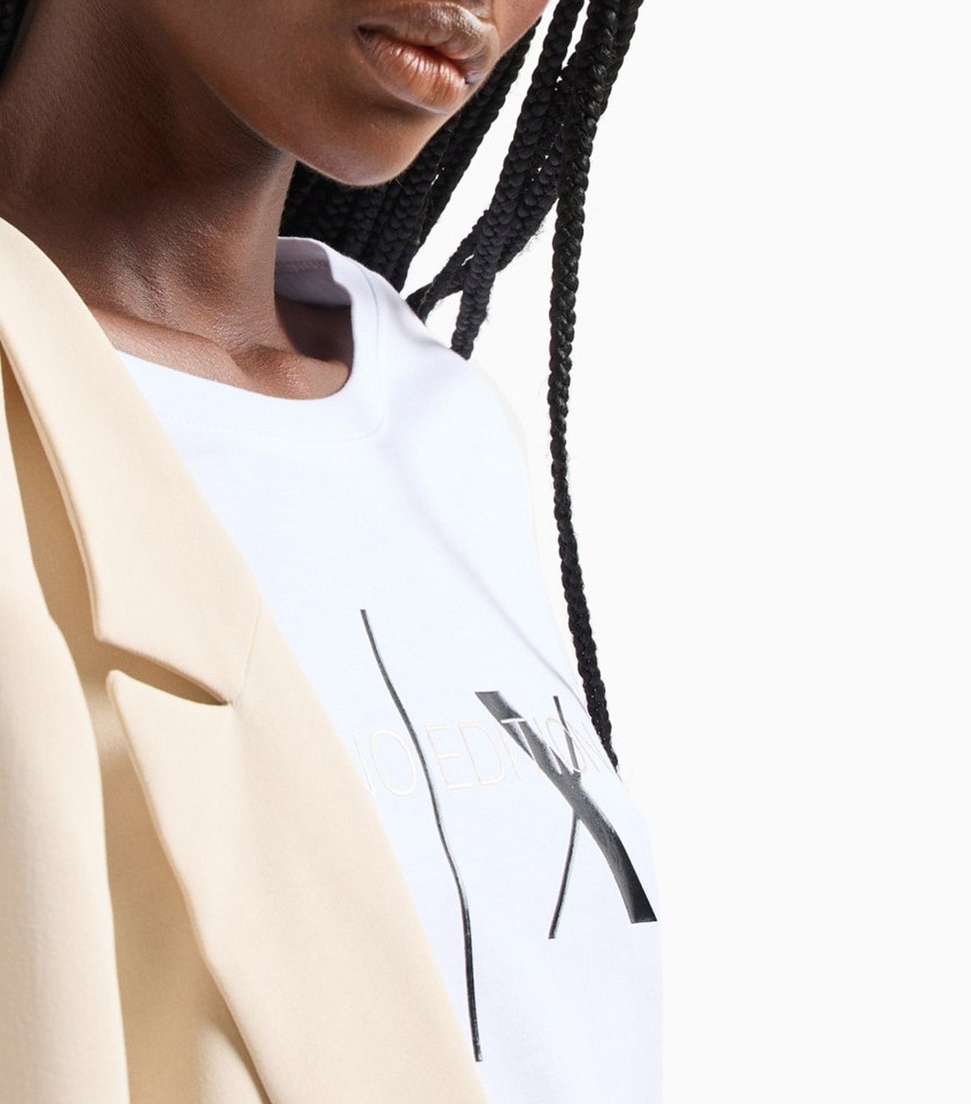 Relaxed T-Shirt Round Neck Optic White