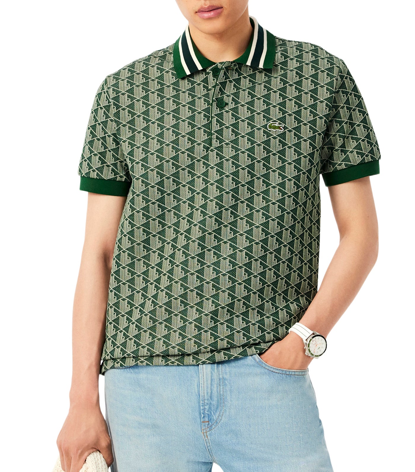 Monogram Jacquard Polo Shirt