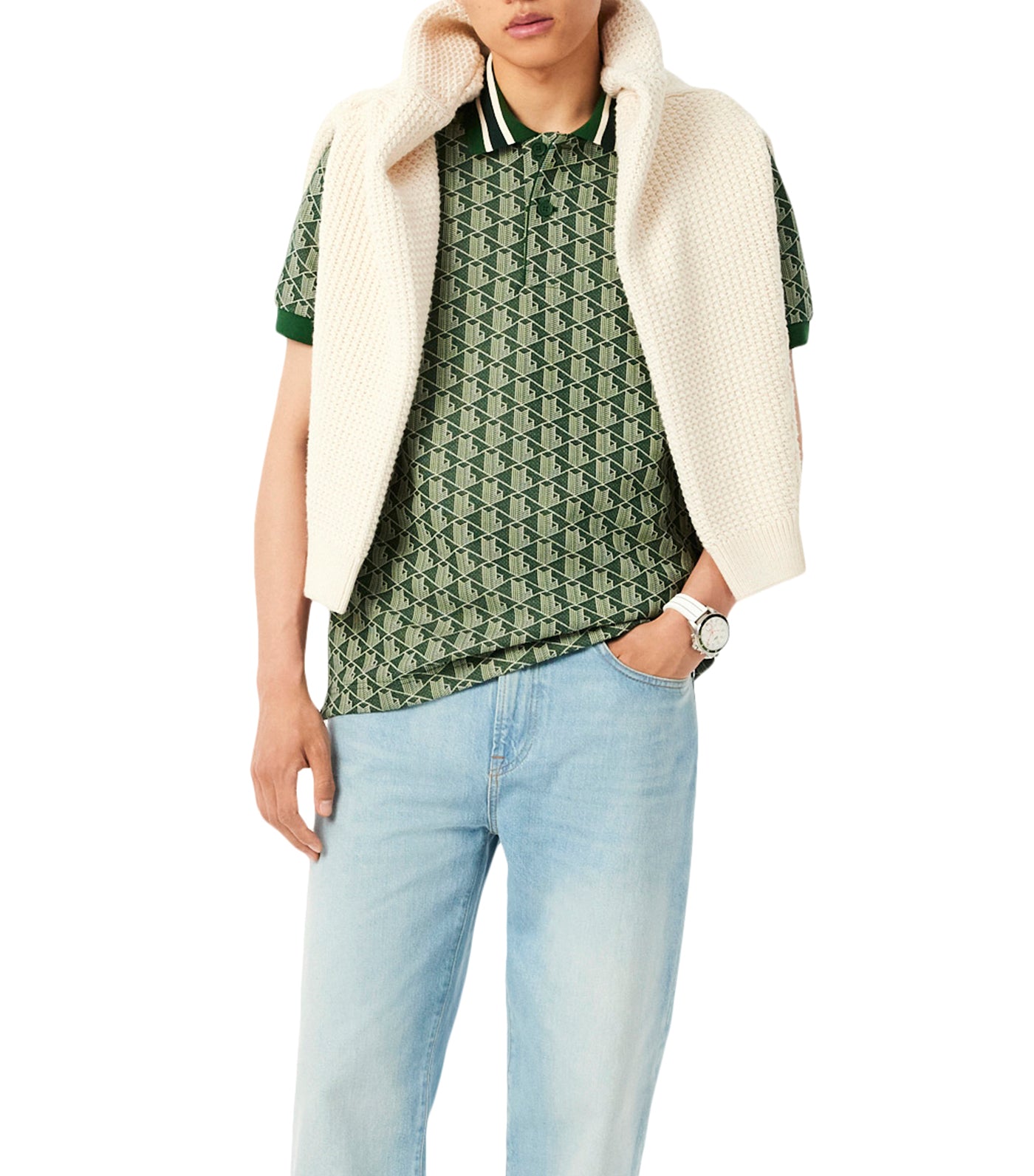 Monogram Jacquard Polo Shirt