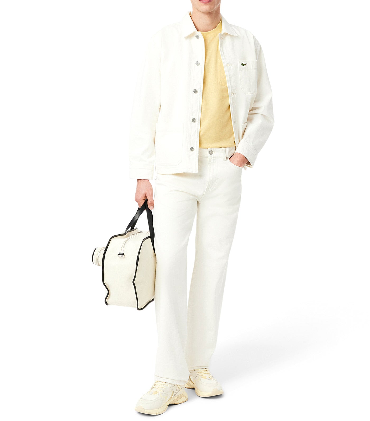 Cotton T-shirt with Breast Pocket Soleil Chine