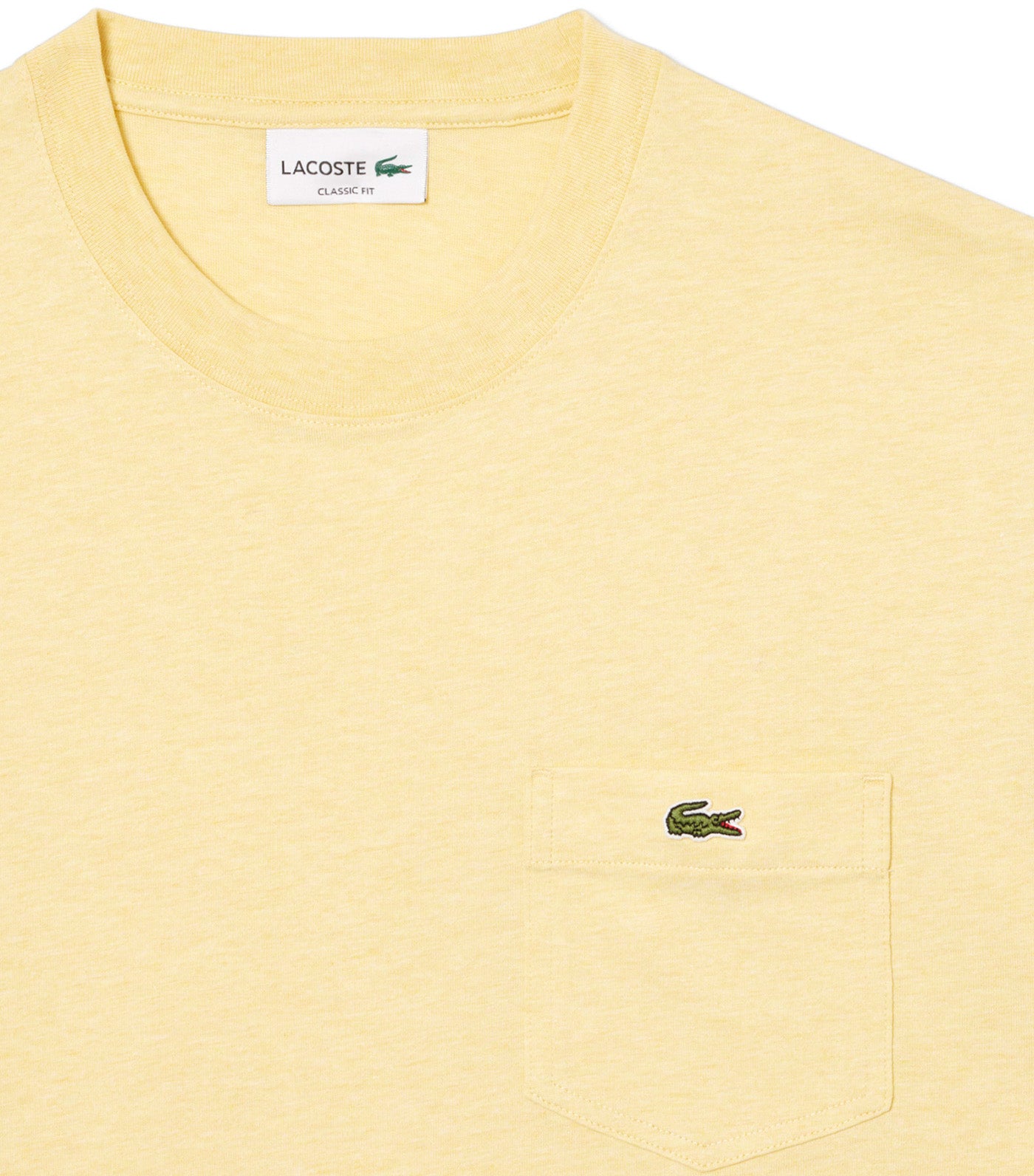 Cotton T-shirt with Breast Pocket Soleil Chine