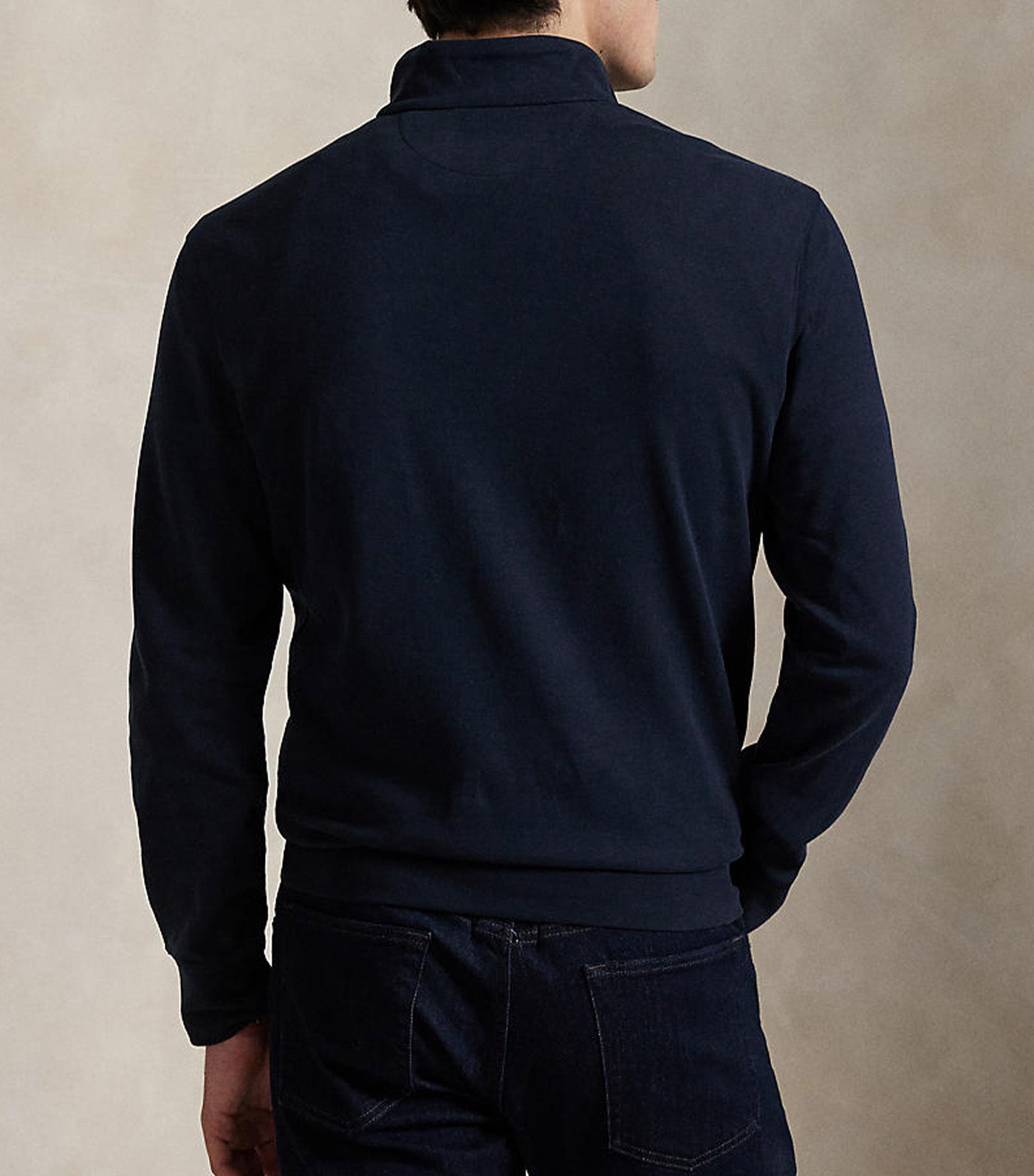 Luxury Jersey Quarter-Zip Pullover