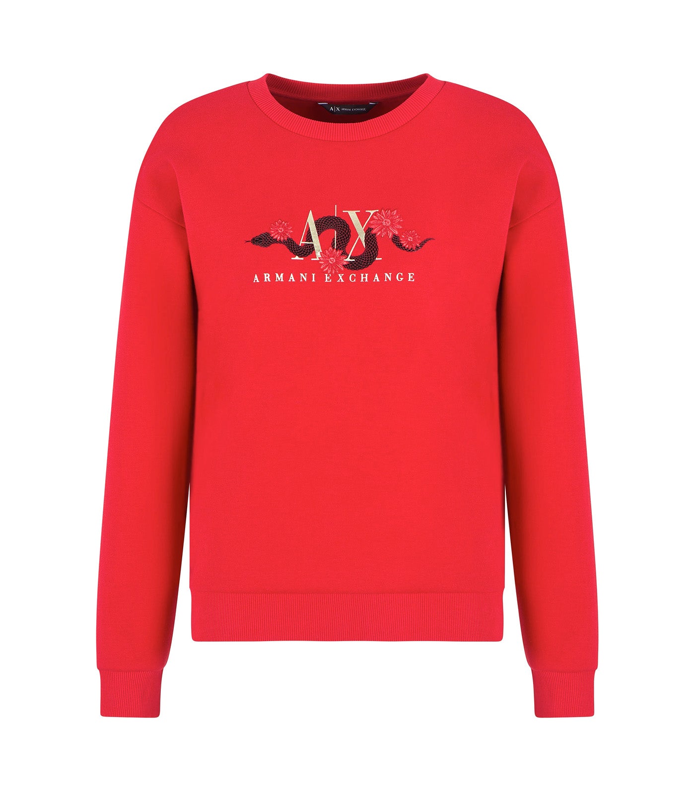 Embroidered Sweatshirt Red Liquorice