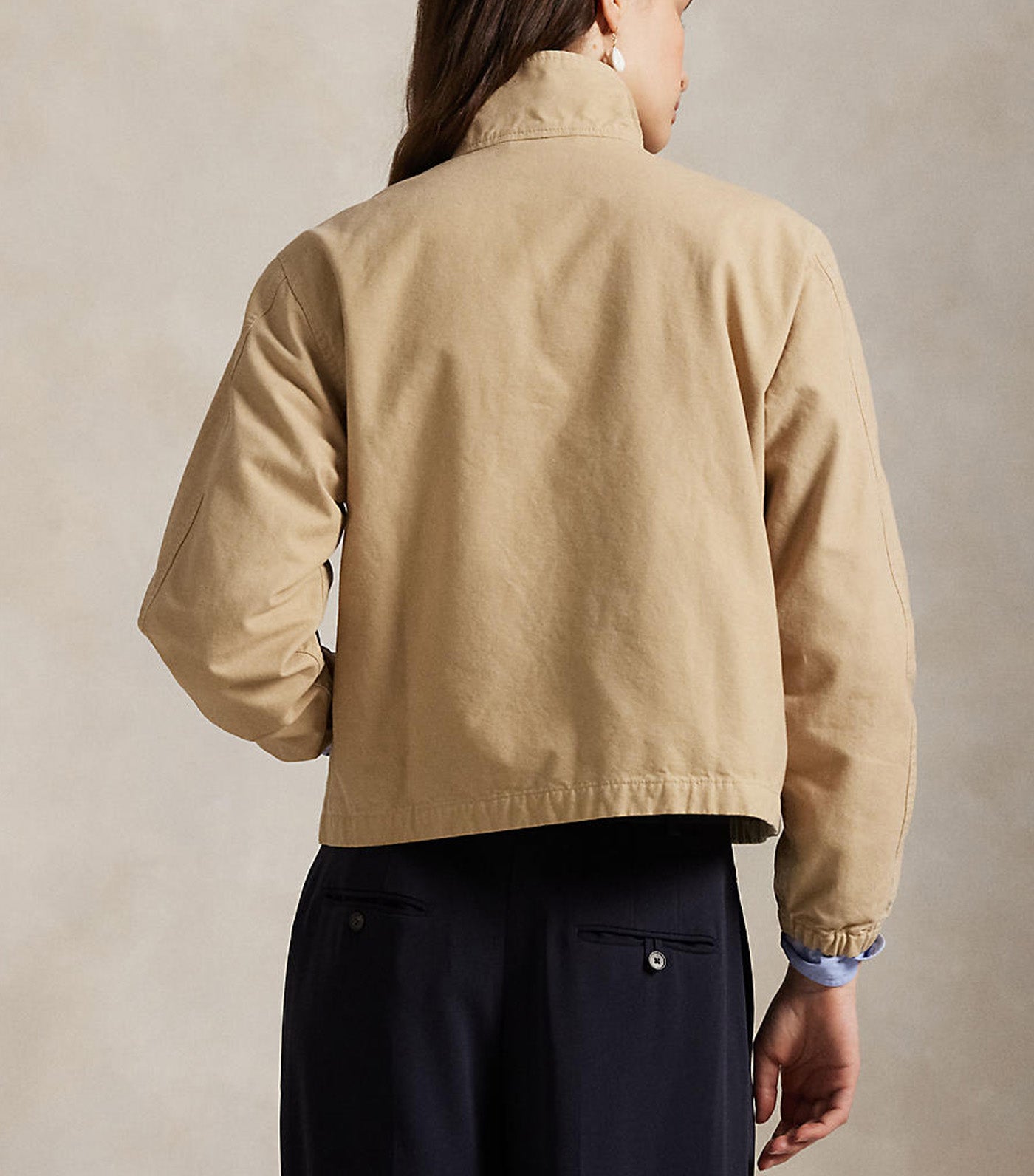 Women's Cotton Canvas Jacket Khaki