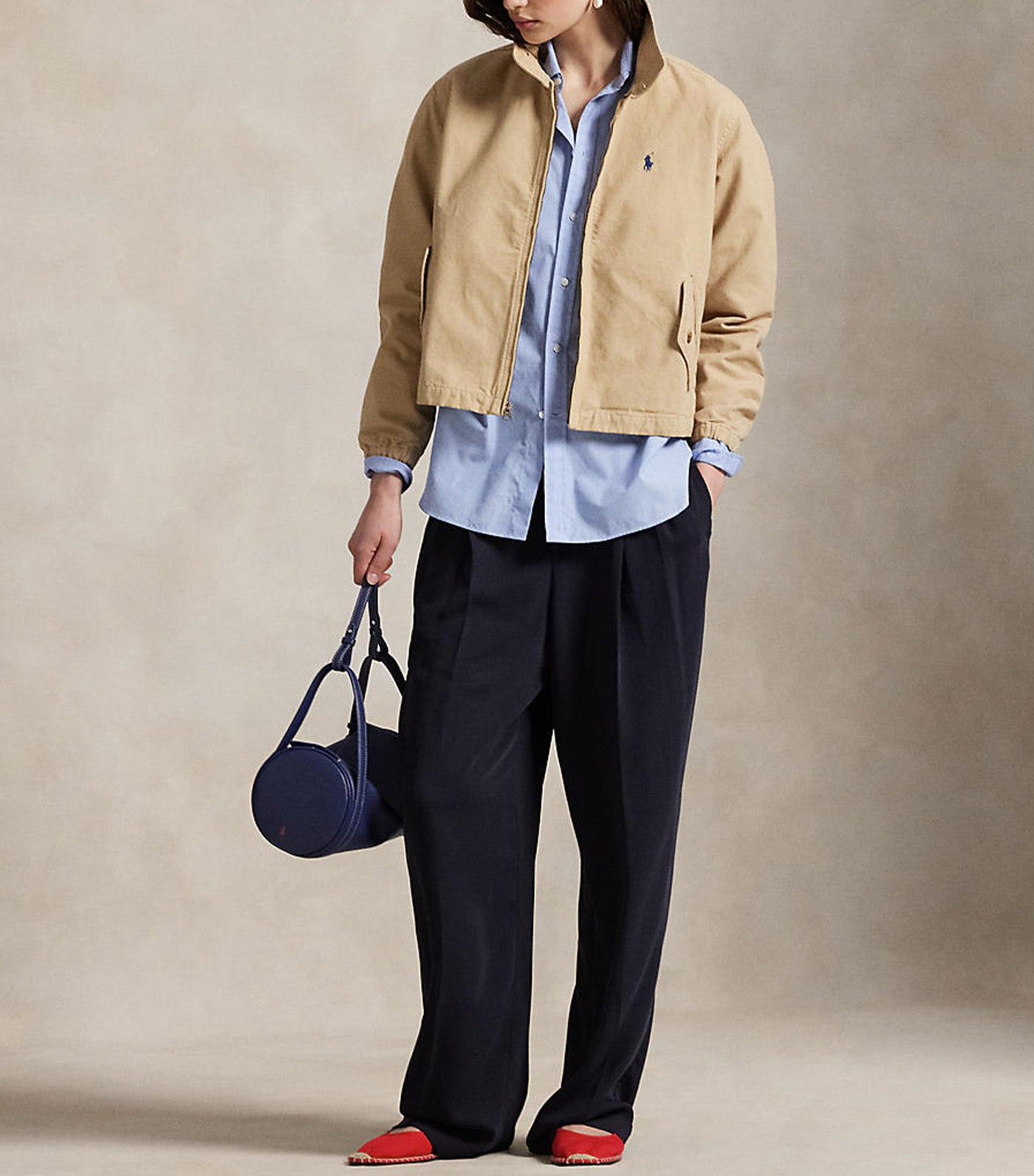 Women's Cotton Canvas Jacket Khaki