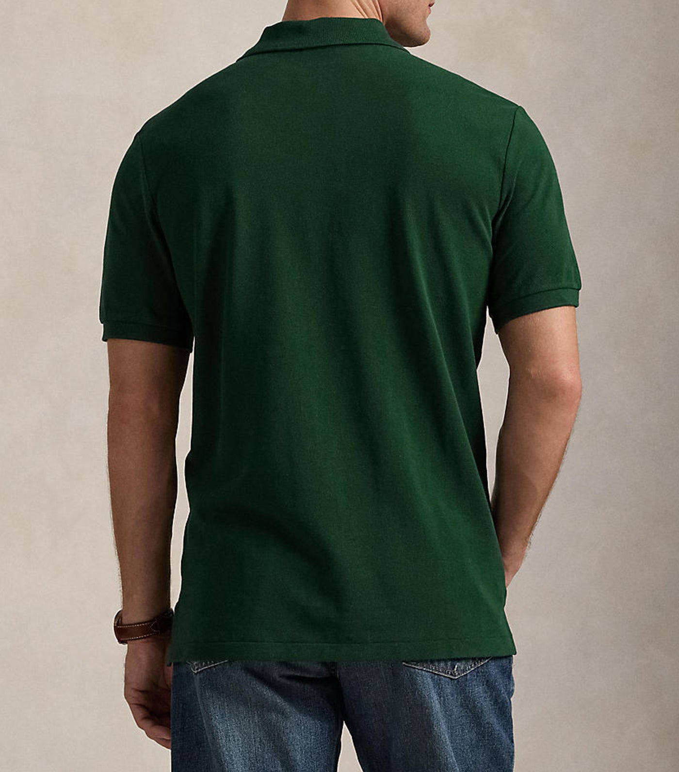 Men's Classic Fit Dog-Embroidered Polo Shirt