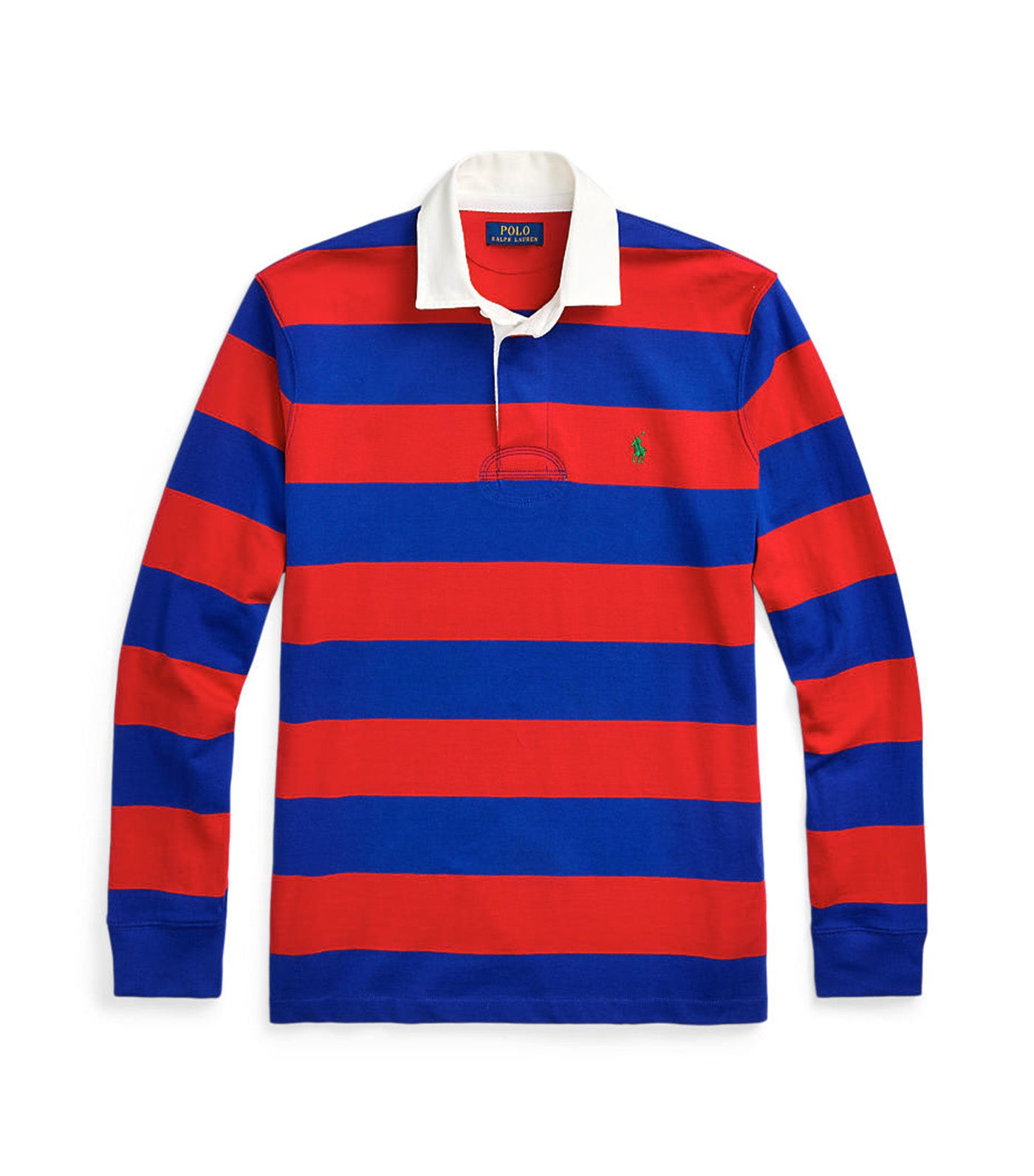 Men's The Iconic Rugby Shirt Athletic Red/Classic Azure