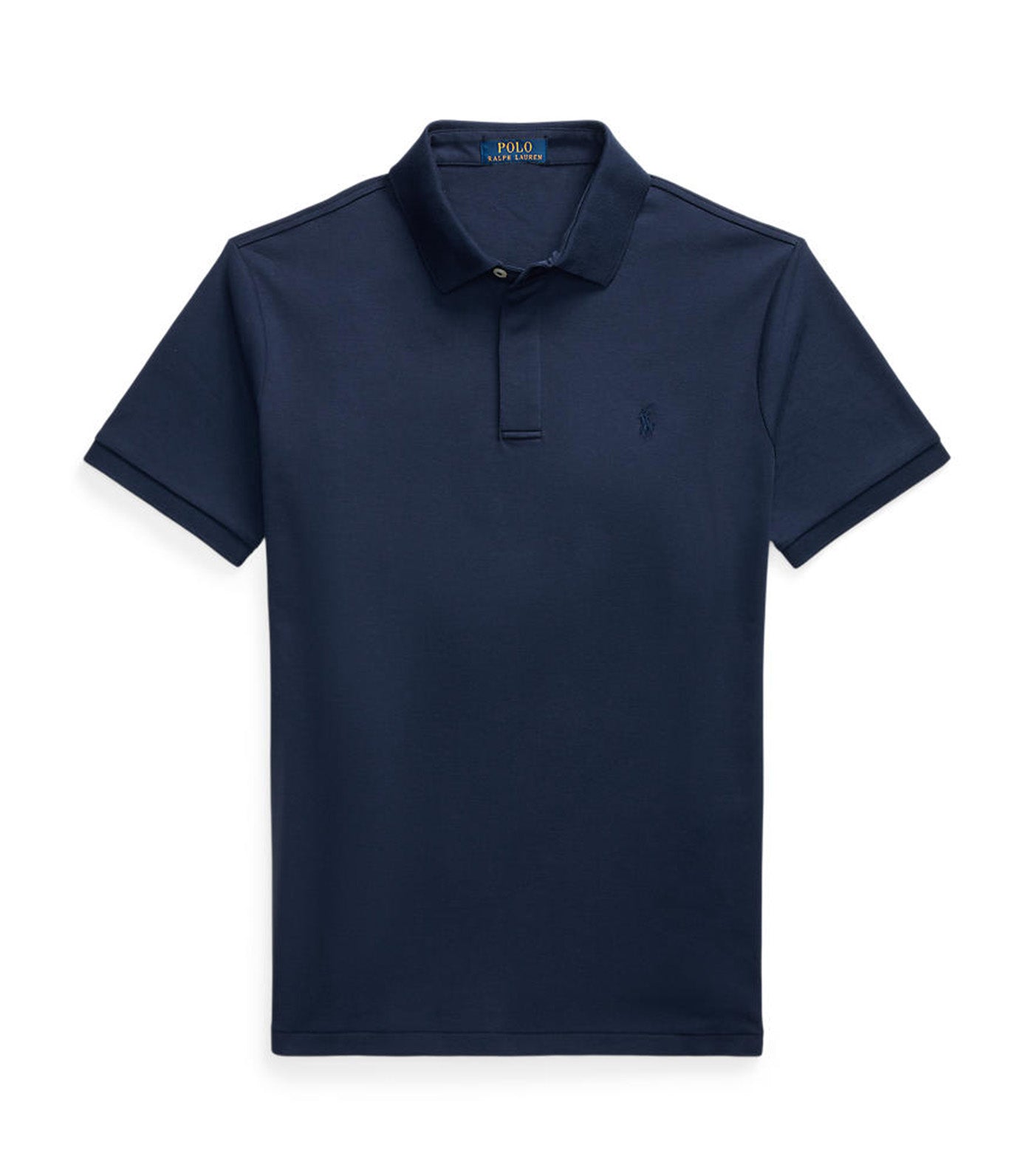Men's Custom Slim Fit Soft Cotton Polo Shirt Refined Navy