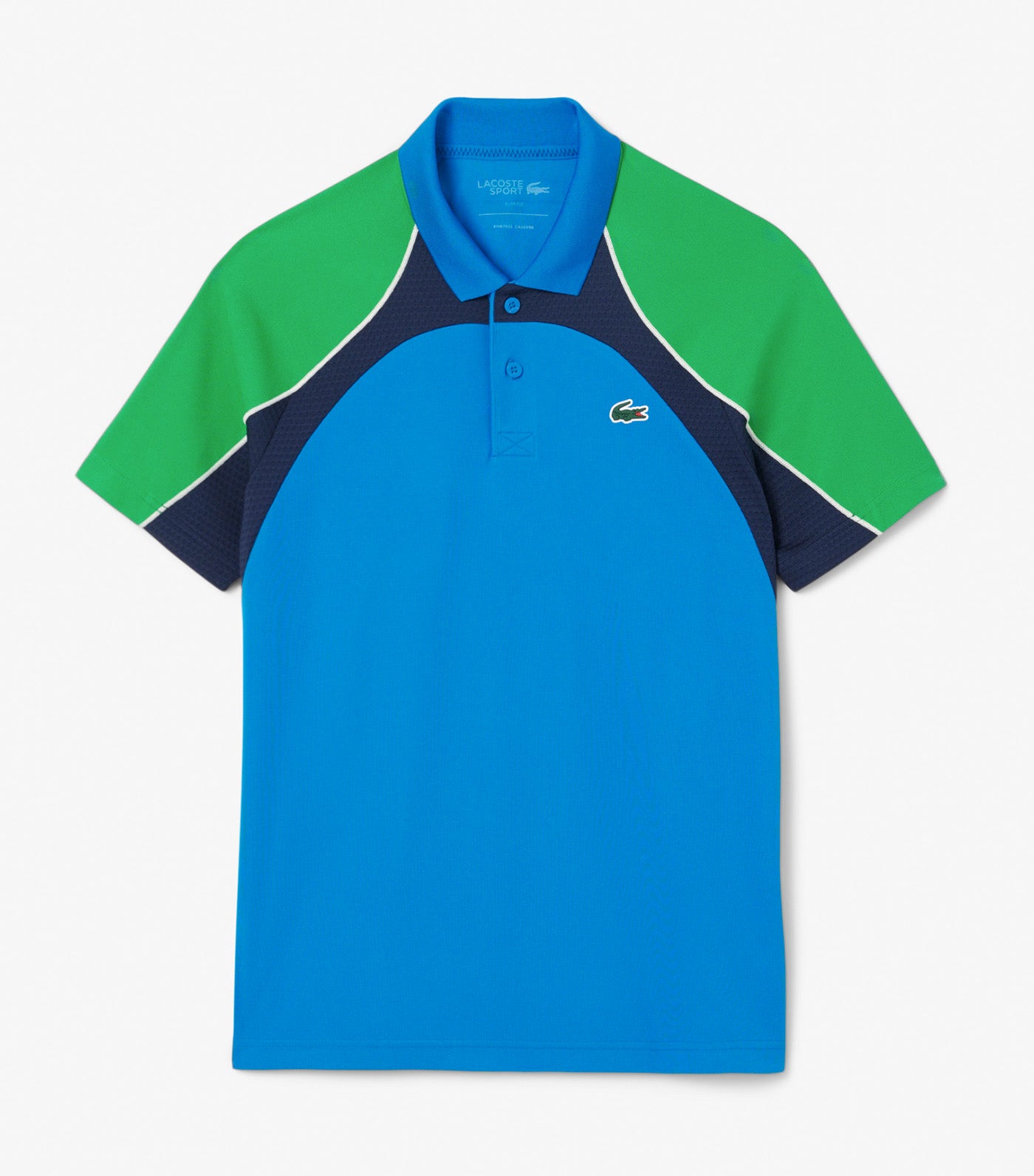 Ultra Dry Color-Block Tennis Polo Shirt Gipsy Blue/Calathea/Navy