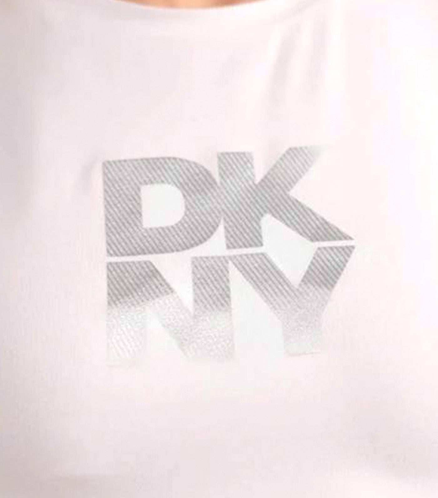 Foil LG Crop SS Tee White