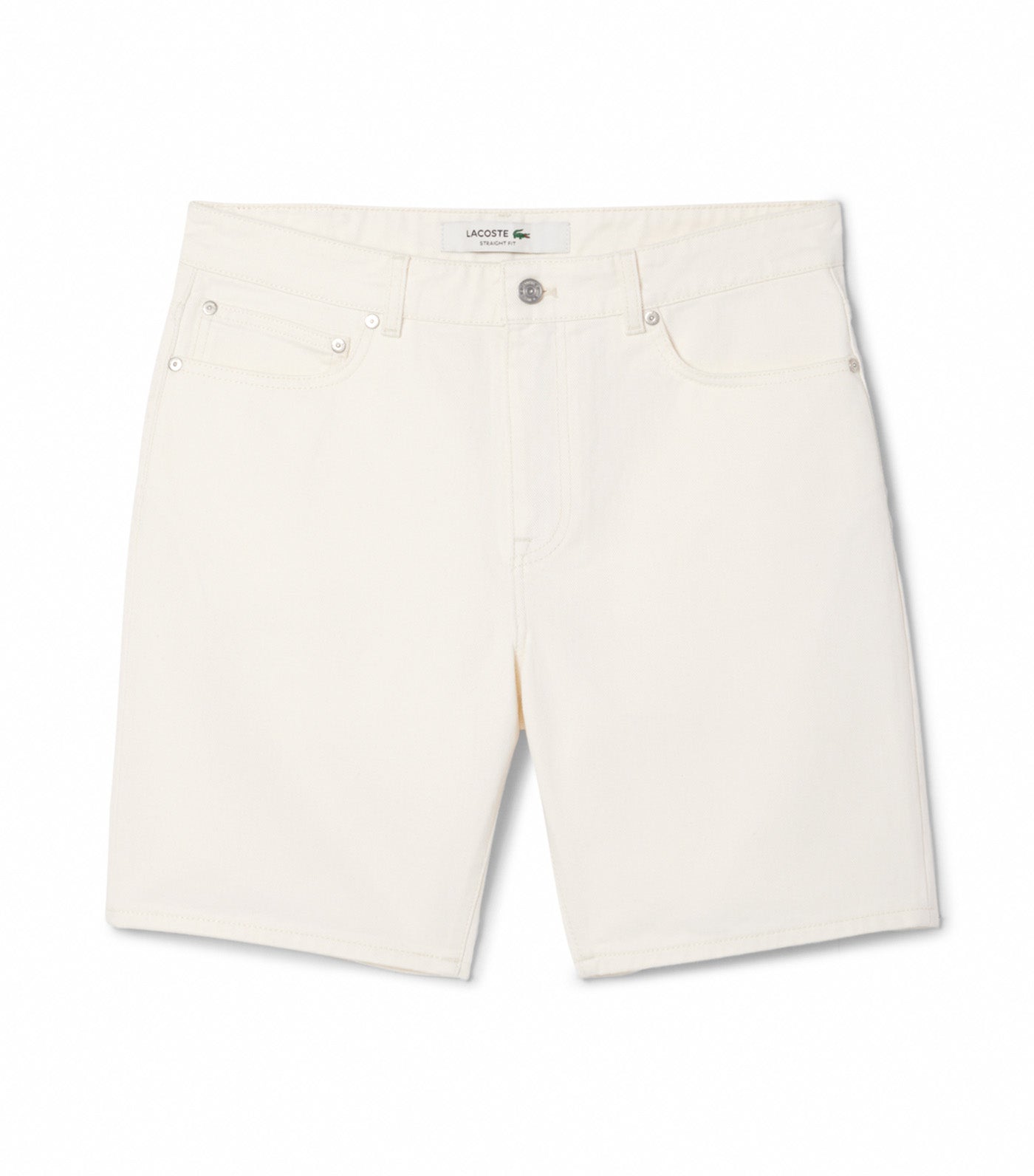 Straight Fit Denim Bermuda Shorts