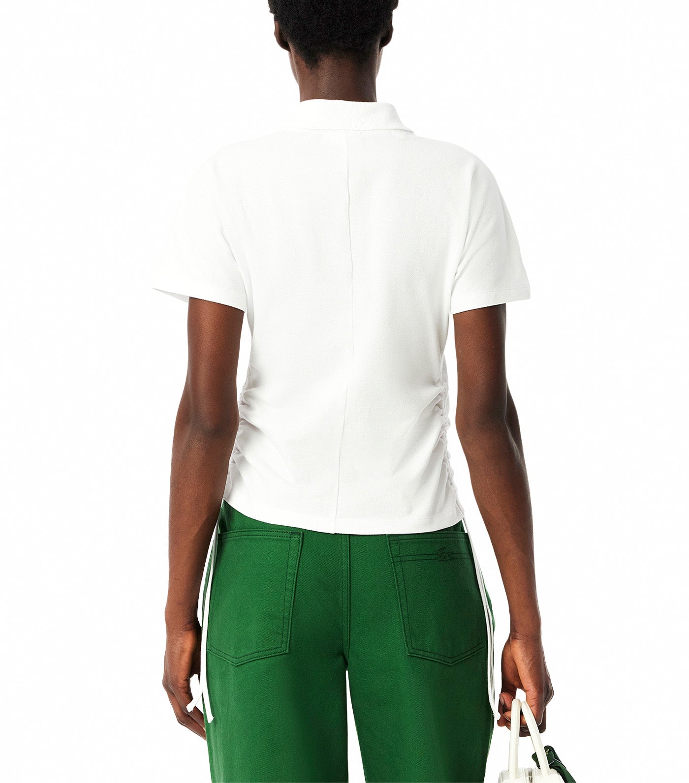 Slim Fit Adjustable Piqué Polo Shirt