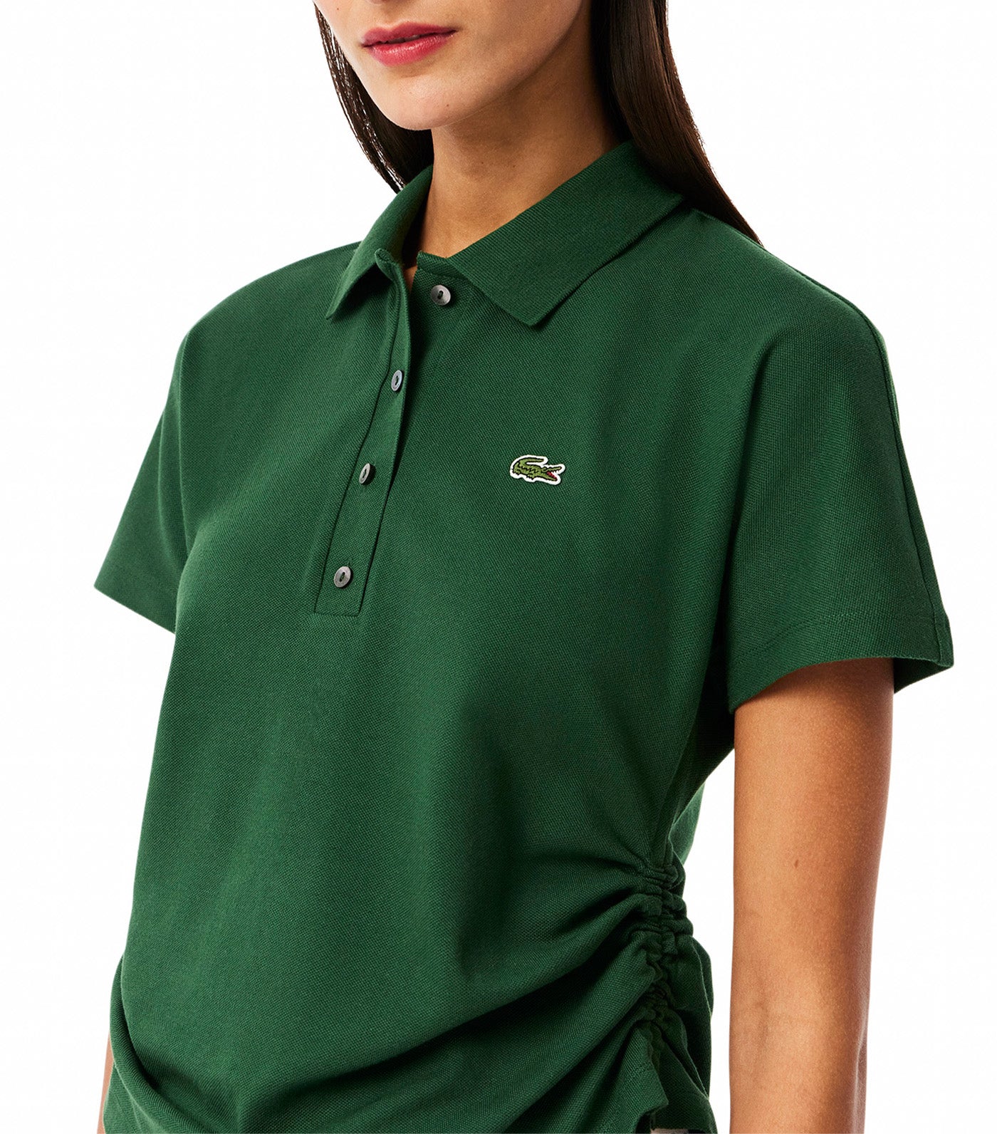 Slim Fit Adjustable Piqué Polo Shirt