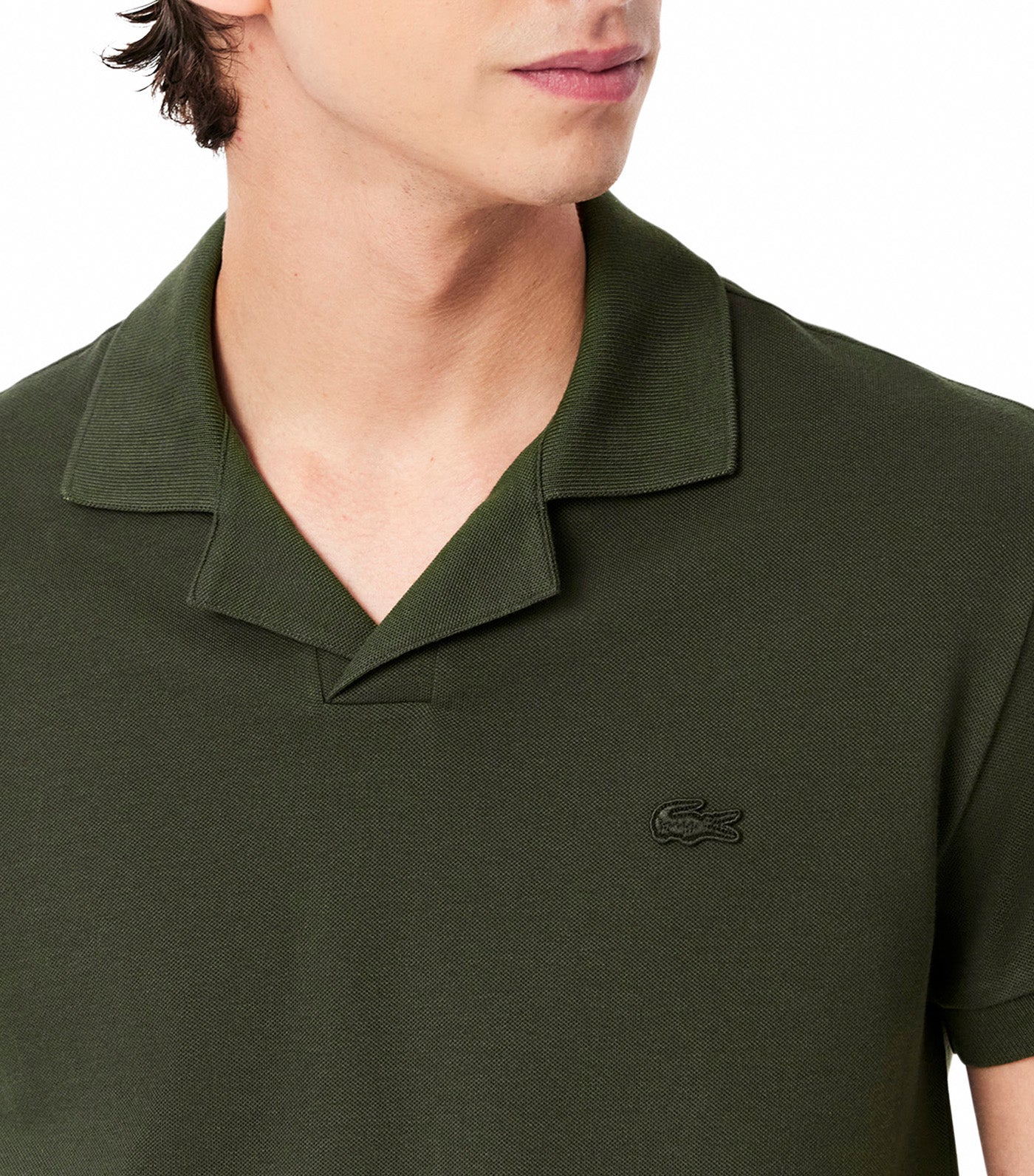 Classic Fit Open Neck Paris Polo Shirt