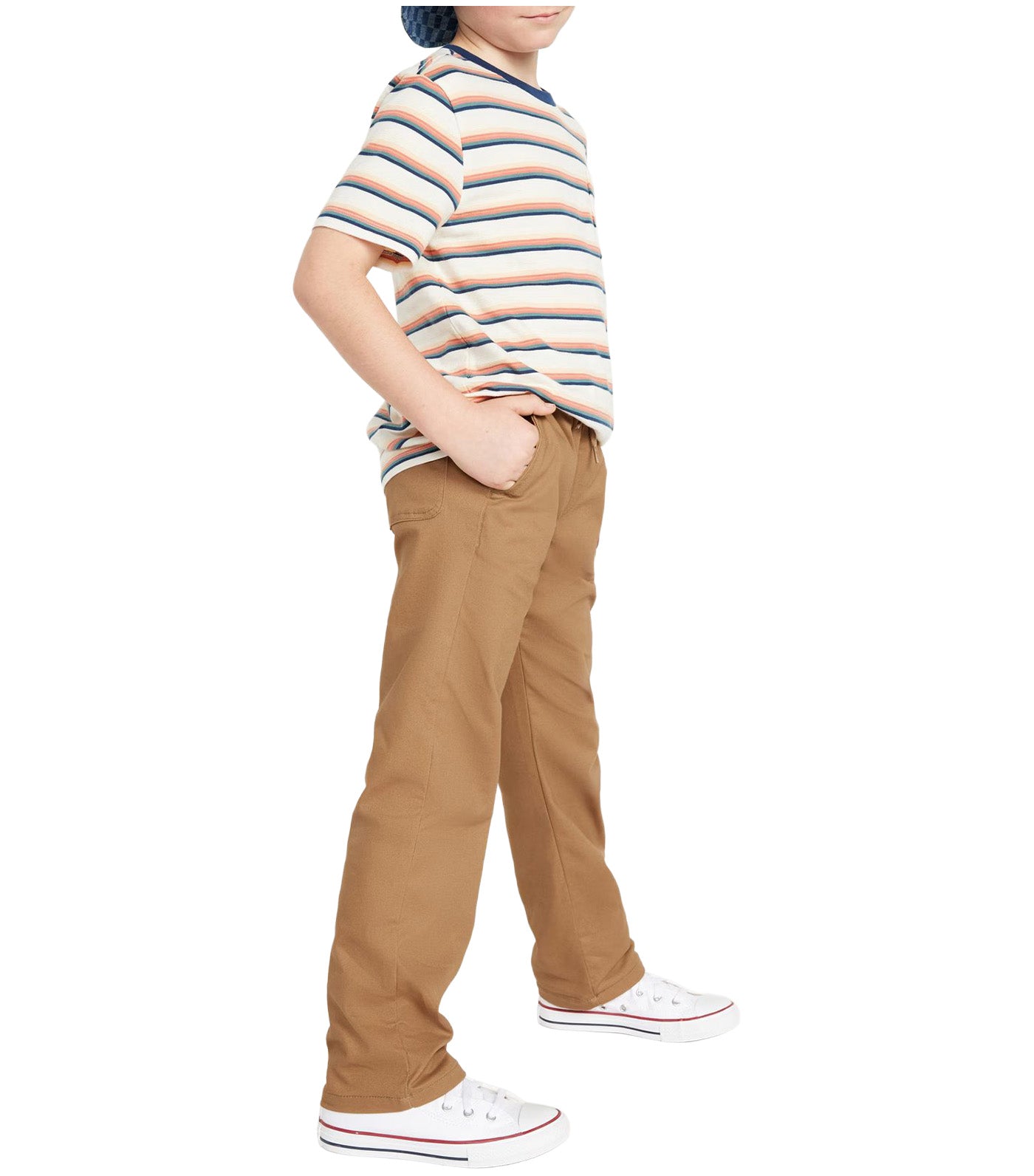 Old Navy Kids WOW Straight Leg Pull On Pants for Boys Bandolier Brown