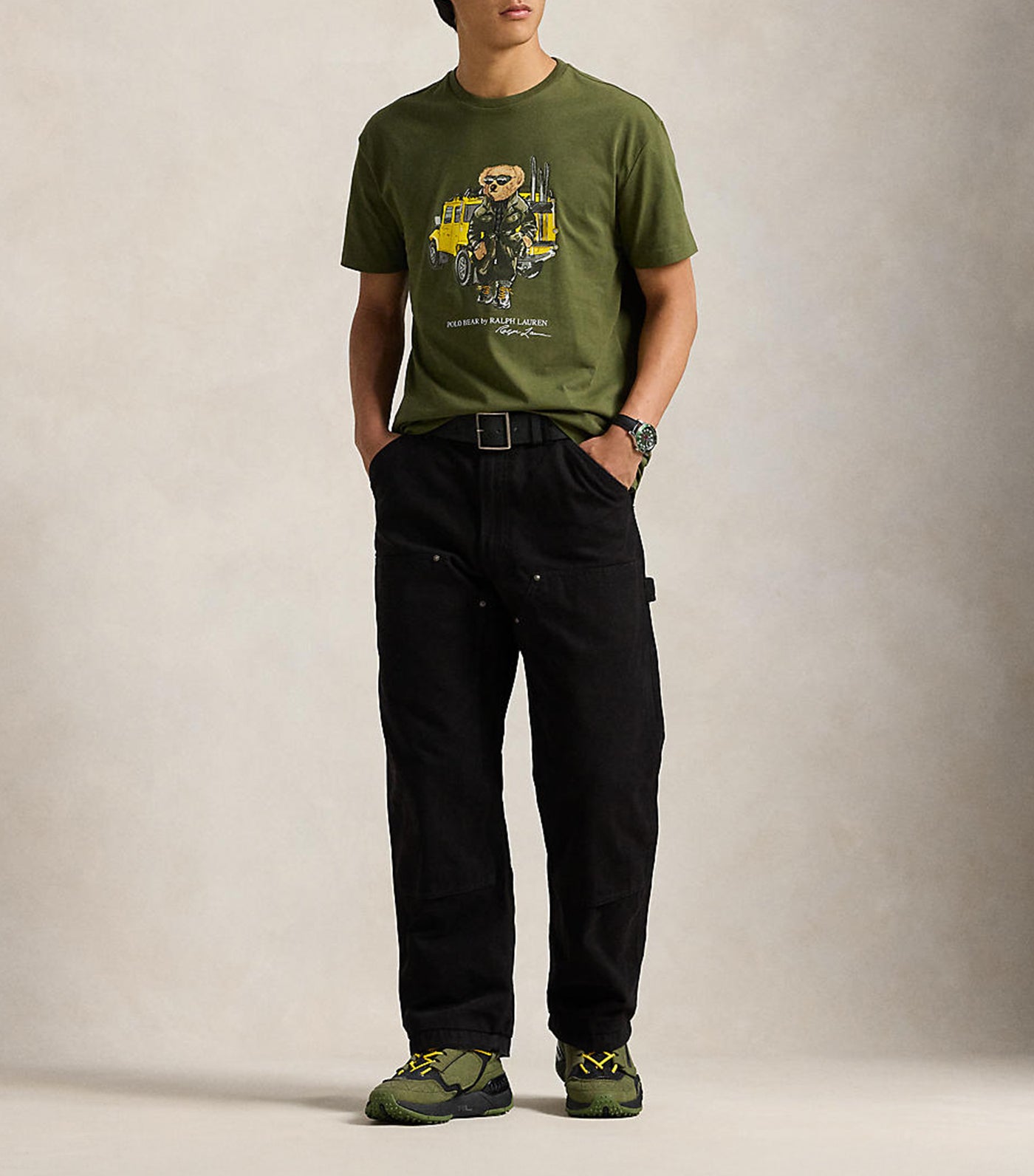 Men's Classic Fit Polo Bear Jersey T-Shirt