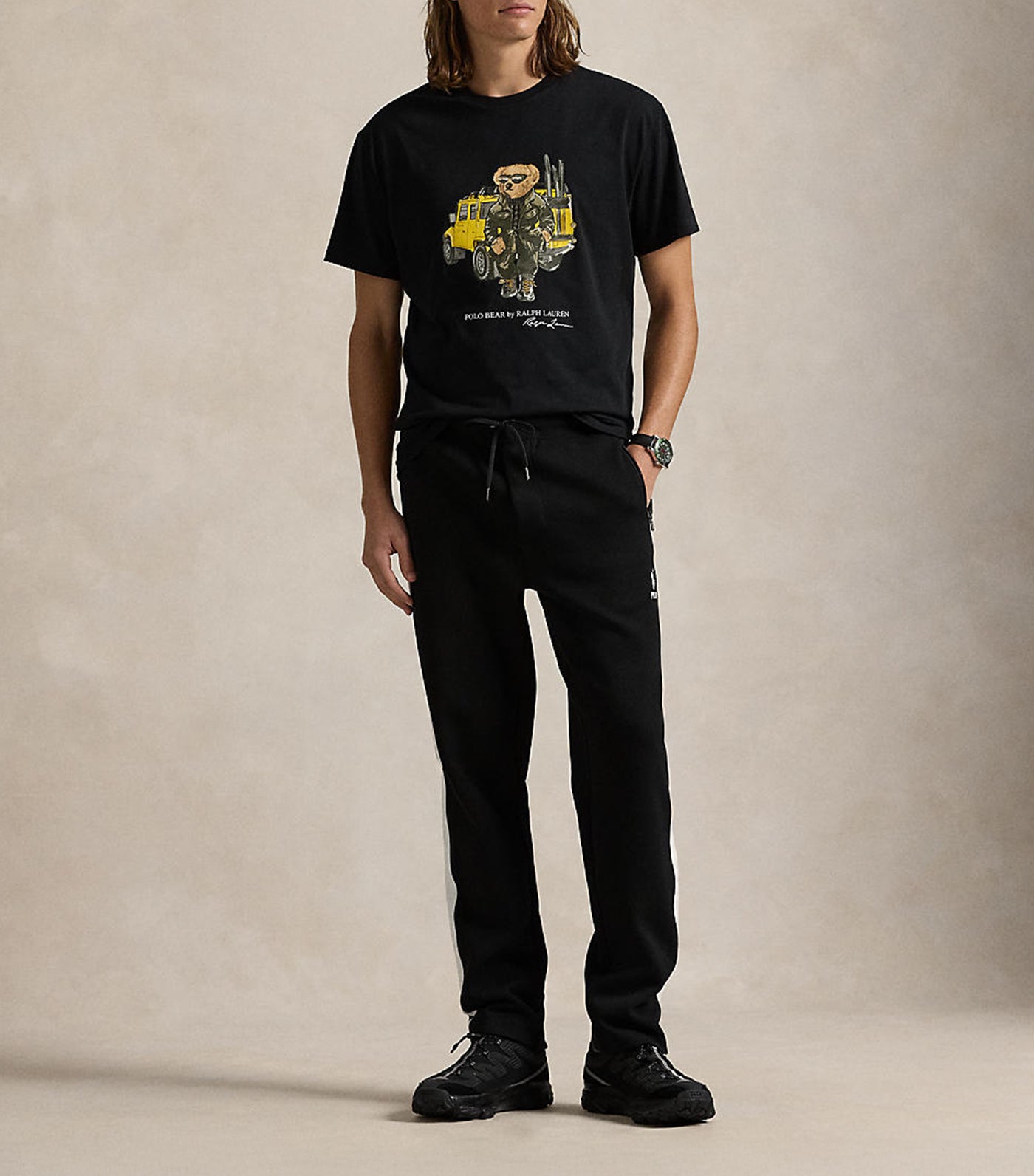 Men's Classic Fit Polo Bear Jersey T-Shirt