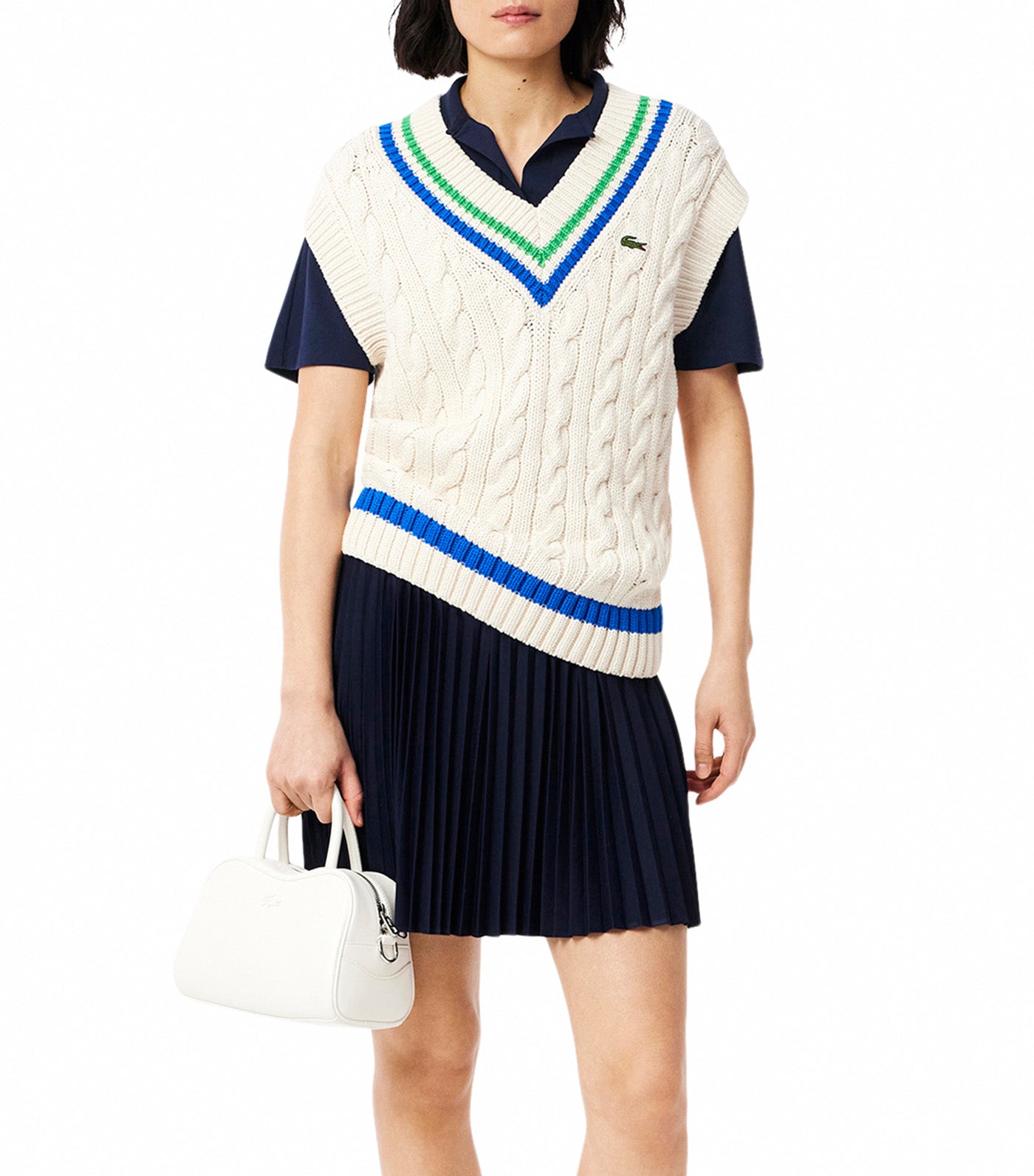 Relaxed Fit Fluid Piqué Polo Shirt Midnight Blue