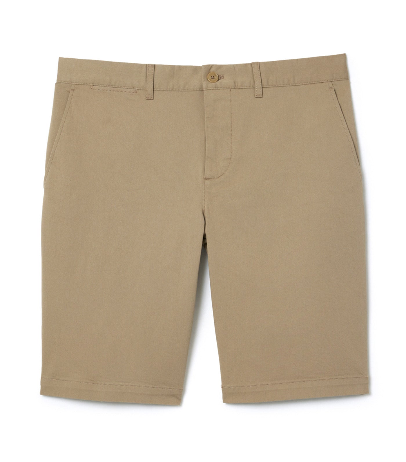 Slim Fit Stretch Cotton Bermuda Shorts