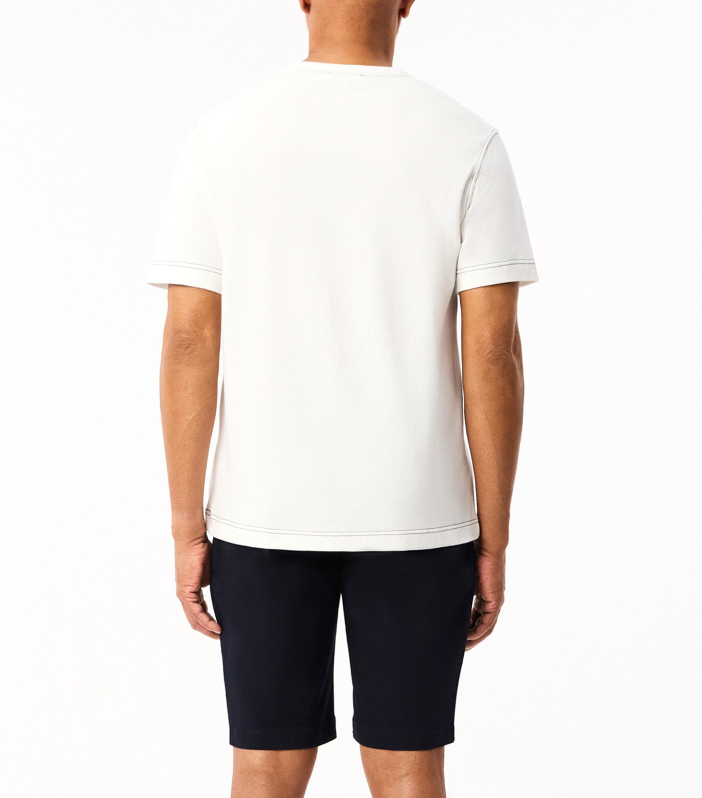 Slim Fit Stretch Cotton Bermuda Shorts Abysm