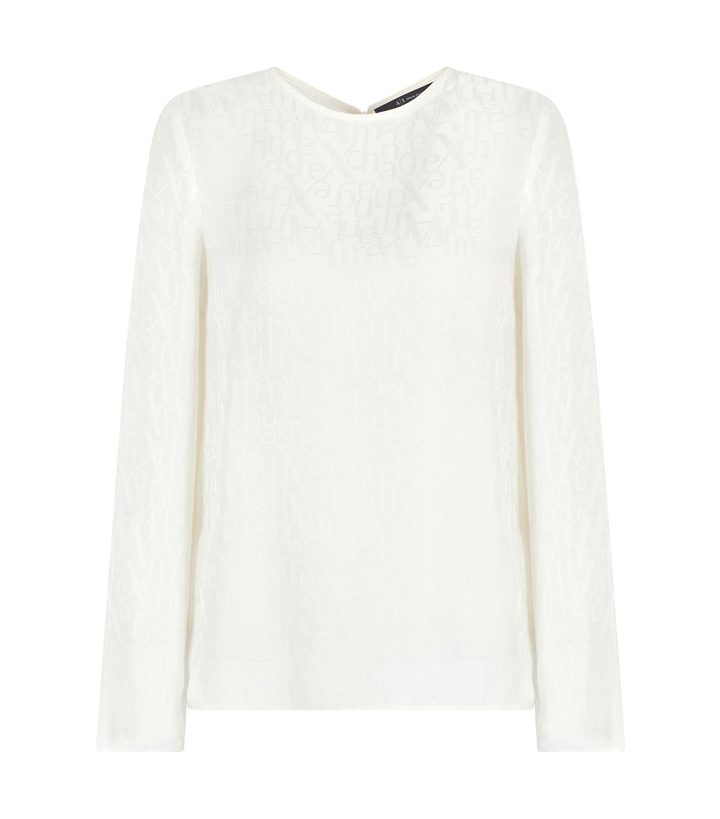 Satin Blouse All-Over Logo ISO