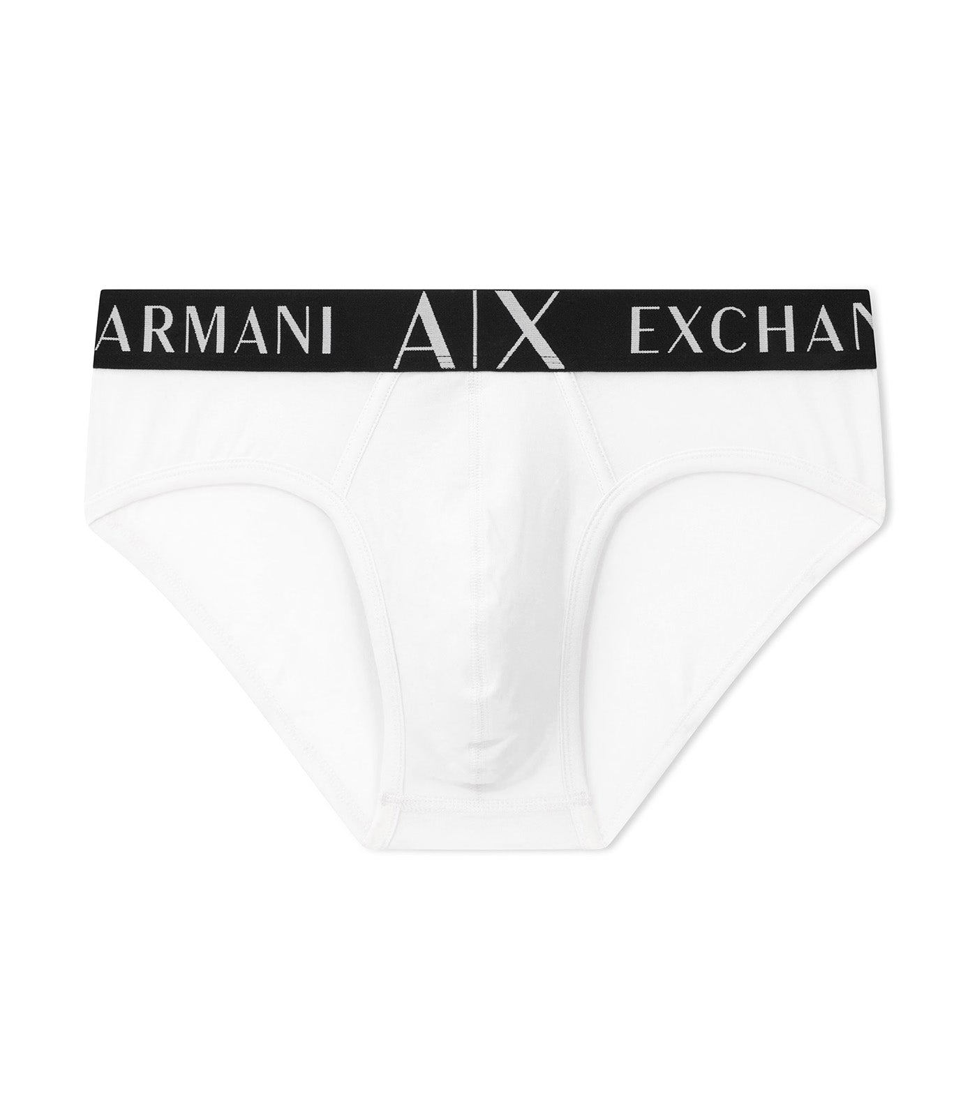 Armani Exchange Stretch Cotton Briefs Bianco